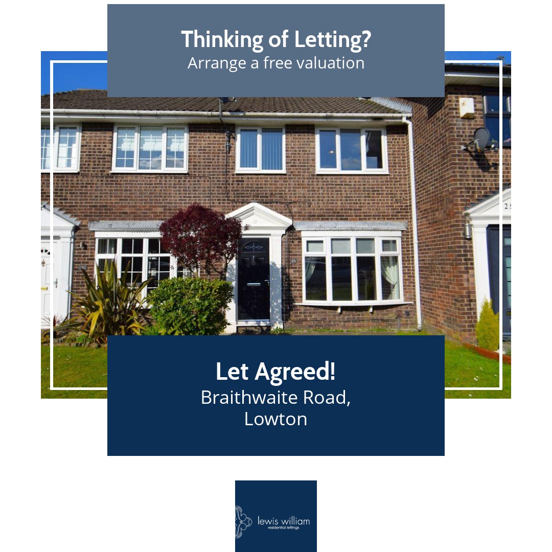 🤝 Another happy customer!
We provide you with the best possible service and the right tenant for your property.
Contact us today to arrange a free rental valuation.
📞 | 01942 514763
📧 | info@lewiswilliam.co.uk
#properties #tolet #lettings #rent #landlord #tenant
