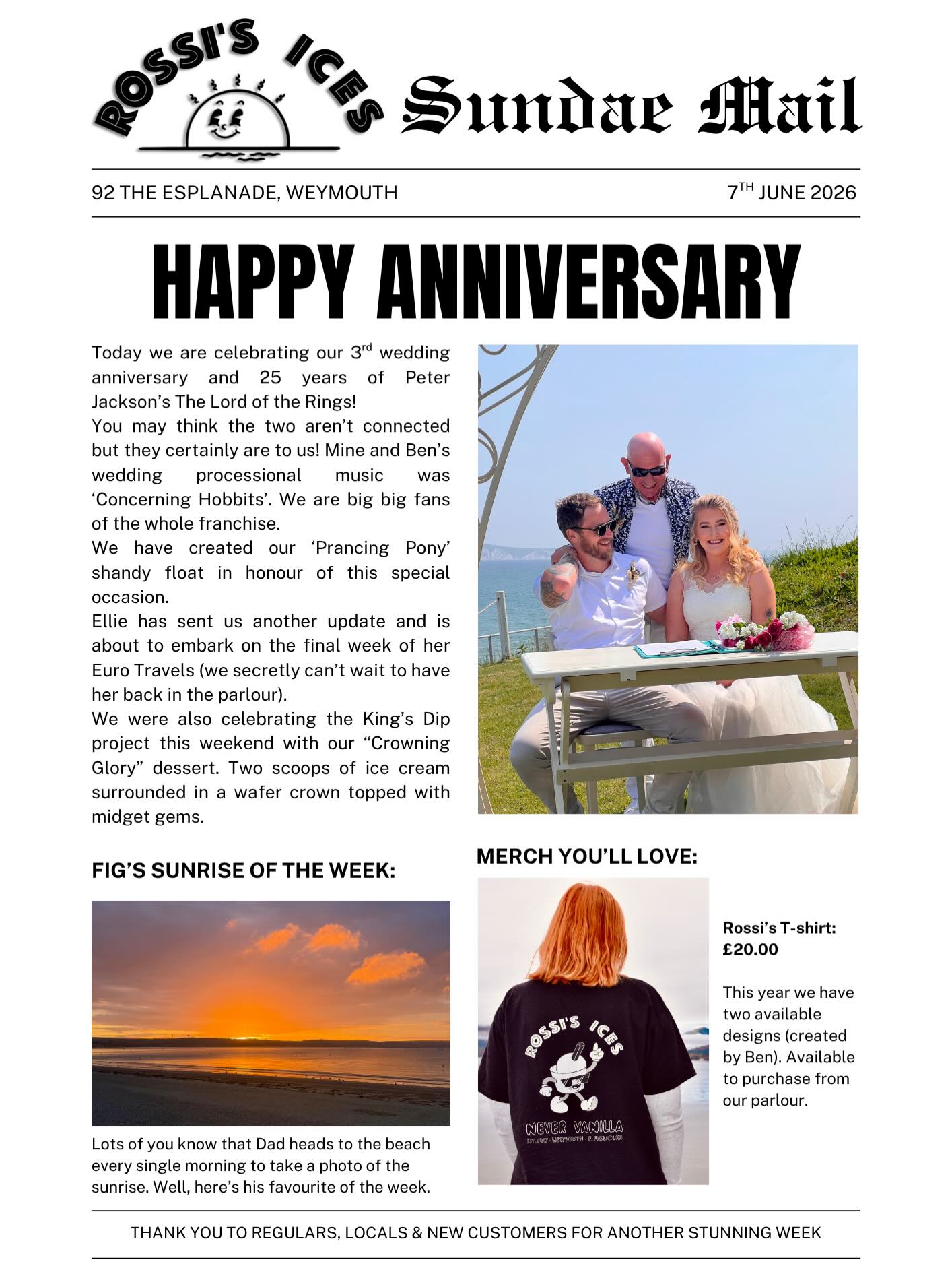 Sundae Mail Anniversary Special 💍💒