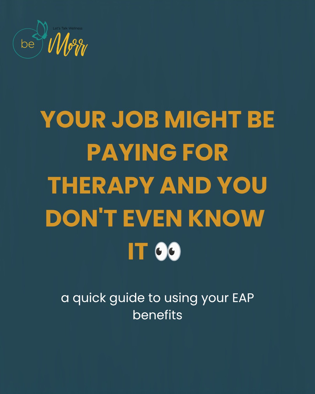 Did you know your employer might already be covering a number of therapy sessions? đ
A lot of people have EAP benefits through work and have no idea, or they know and just haven't gotten around to using them. We put together a quick guide to help you actually use what you're already paying into. Because support shouldn't have a barrier if it doesn't have to. đ¤
And if you have Optum, Anthem or Cigna EAP â we're in network!
đ Save this for later and send it to someone who needs to see it.
đ Link in bio to book your free consult.