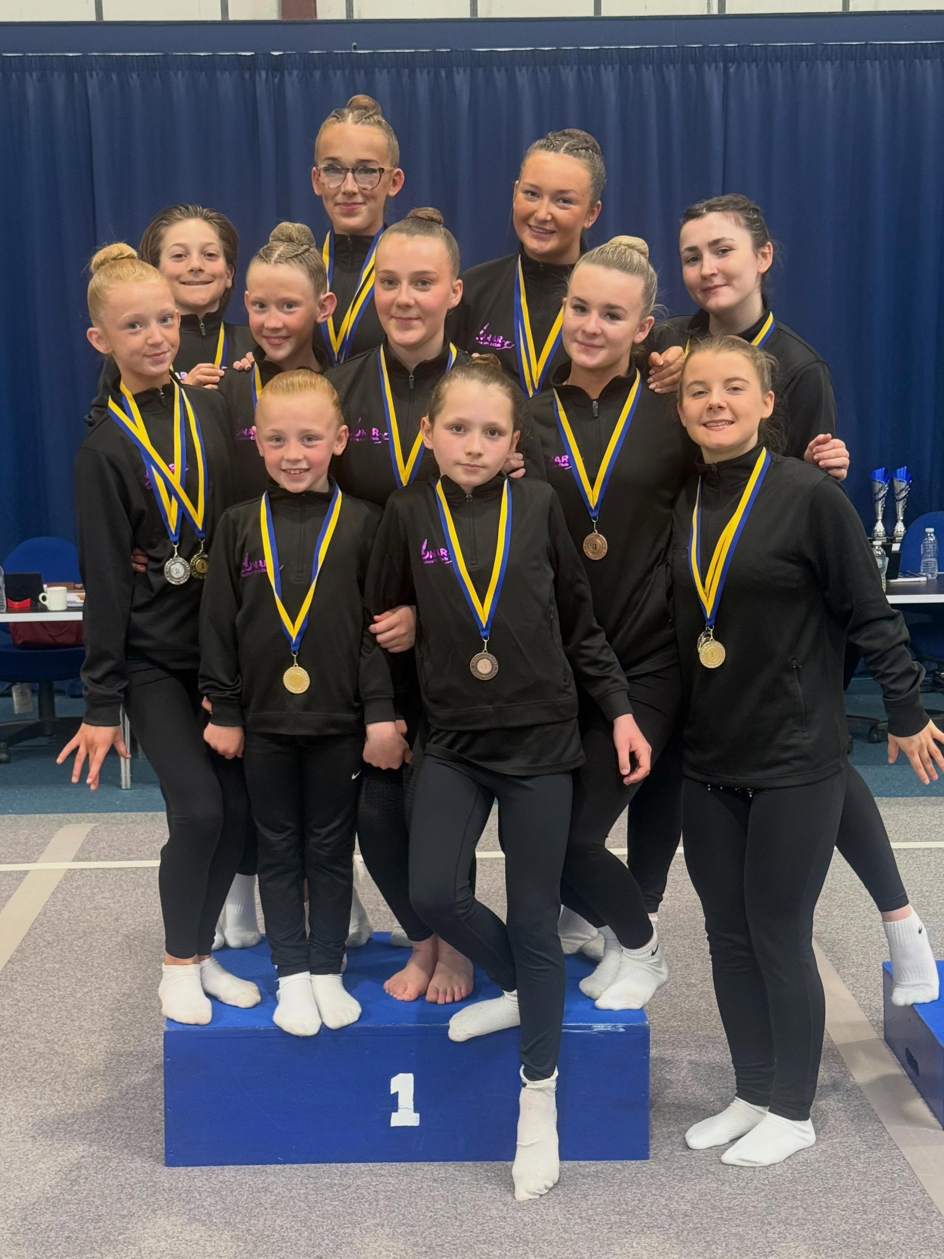 🏴West of Scotland Championships..
💪A very successful competition for Team Lunar at West of Scotland Comp this weekend, A massive Thank you to avondale for having us again!😊
🌟ASPIRE WG
•Freya, Katie, Evie 🥉
•Emily, Chloe, Sofia 🥇
🌟ASPIRE WP
• Eve & Emily 🥈
🌟GRADE 4 WG
•Mia, Ella, Olive🥇
🌟GRADE 3 MXP
•Alex & Avanna🥇
🌟GRADE 1 WP
•Victoria & Isla🥈
•Ariella & Leela🥉
•Myla & Olivia
•Maisie & Alea
🌟GRADE 2 WP
•Melody & Izzie
🌟IDP1 WG
•Georgia, Ava, Sophie🥈🥇
•Alana, Lara, Daisy🥇🥈
•Iona, Caitlin, Maya🥉
•Charlotte, Zara, Poppy
🌟YOUTH 12-18 WG
• Georgia, Ava, Sophie🥇
🏆A massive congratulations to Alana, Lara & Daisy who got the ‘Highest Artistry’ Of the whole competition award with a ✨8.300✨