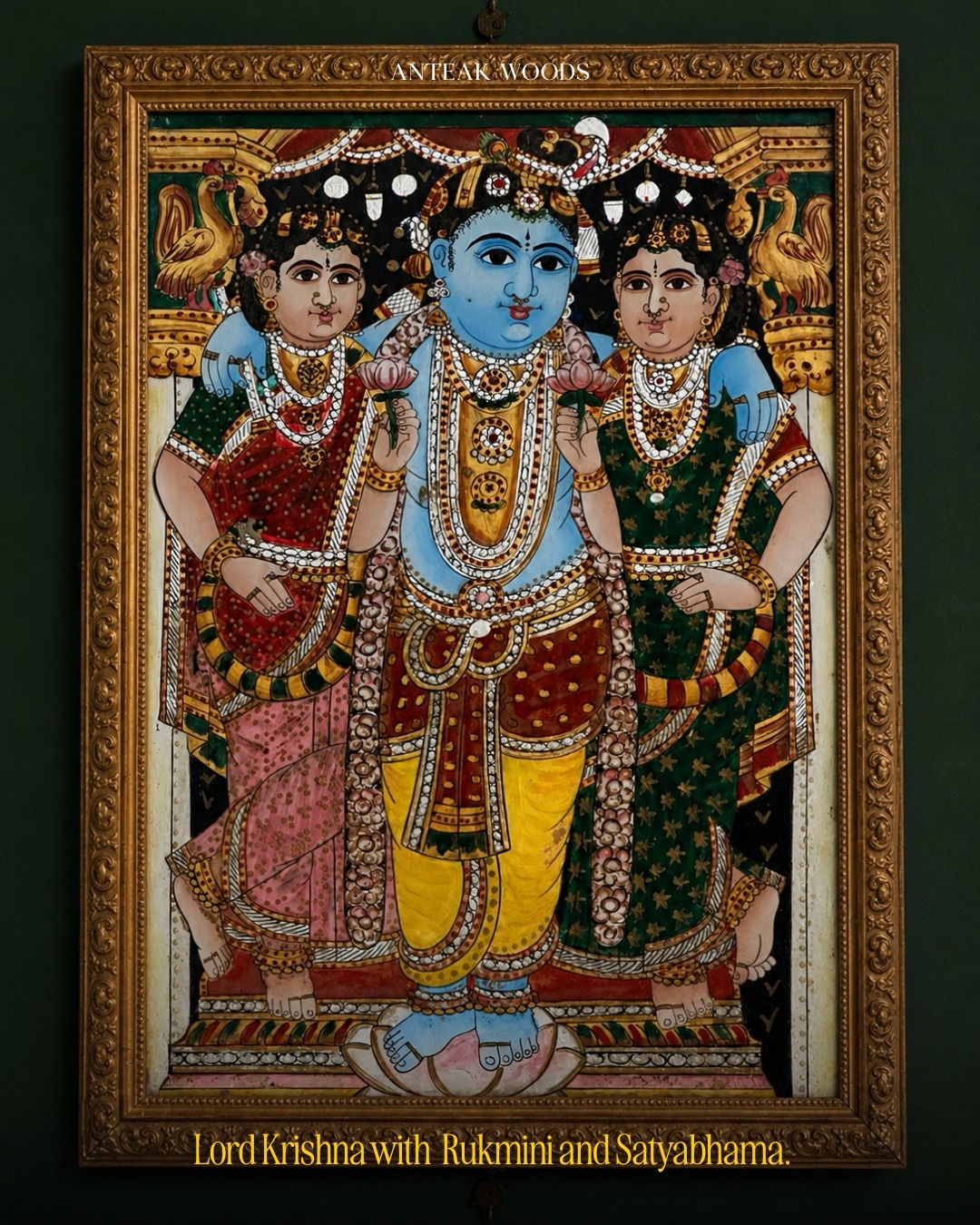 A centuries old art form where every brushstroke is pain tied in reverse. Swipe through to discover these timeless masterpieces
#reverseglasspaintings #indianreverseglasspaintings #tanjorepainting #anteakwoods #vishnupainting