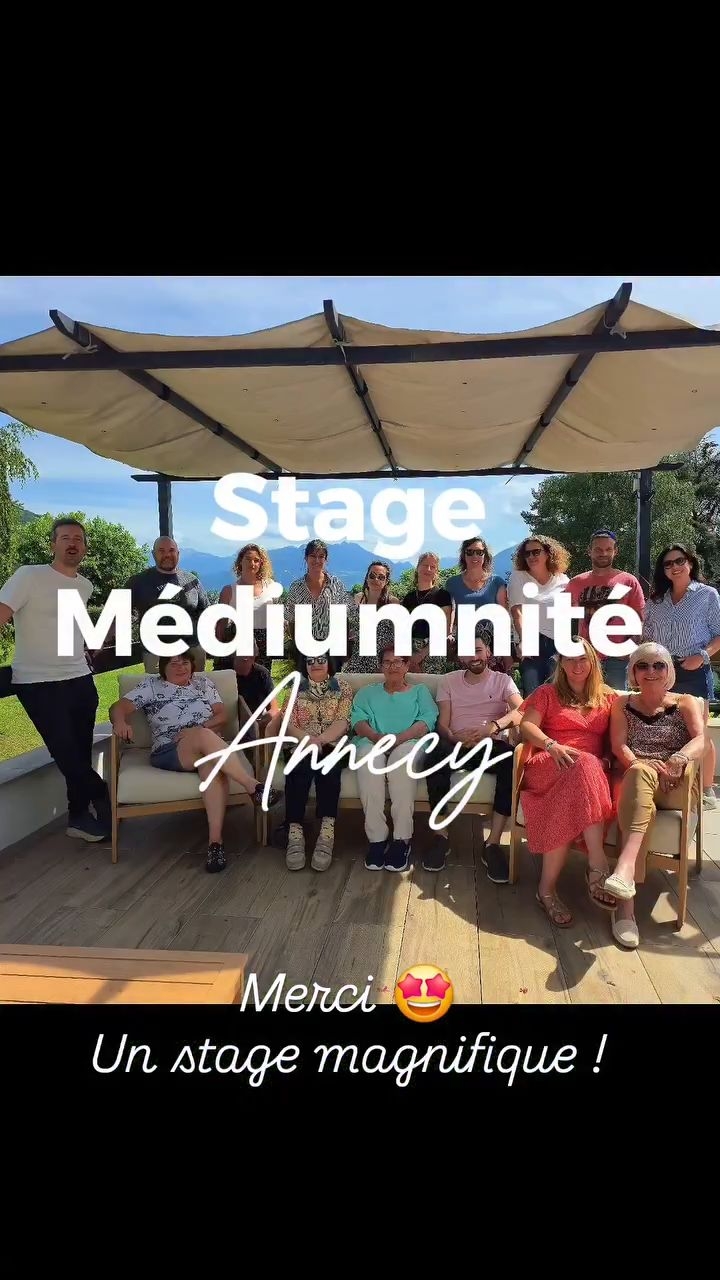 Un stage légendaire ! Un lieu formidable, une fière équipe et des participants qui ont tout donné ! Bravooo 🤗. Venez vous aussi rejoindre le groupe des anciens stagiaires des stages #mediumnite pour débutants ! Bravo aux anciens qui sont venus car chaque stage est différent.
#ecoledemediumnité
#azra_energies