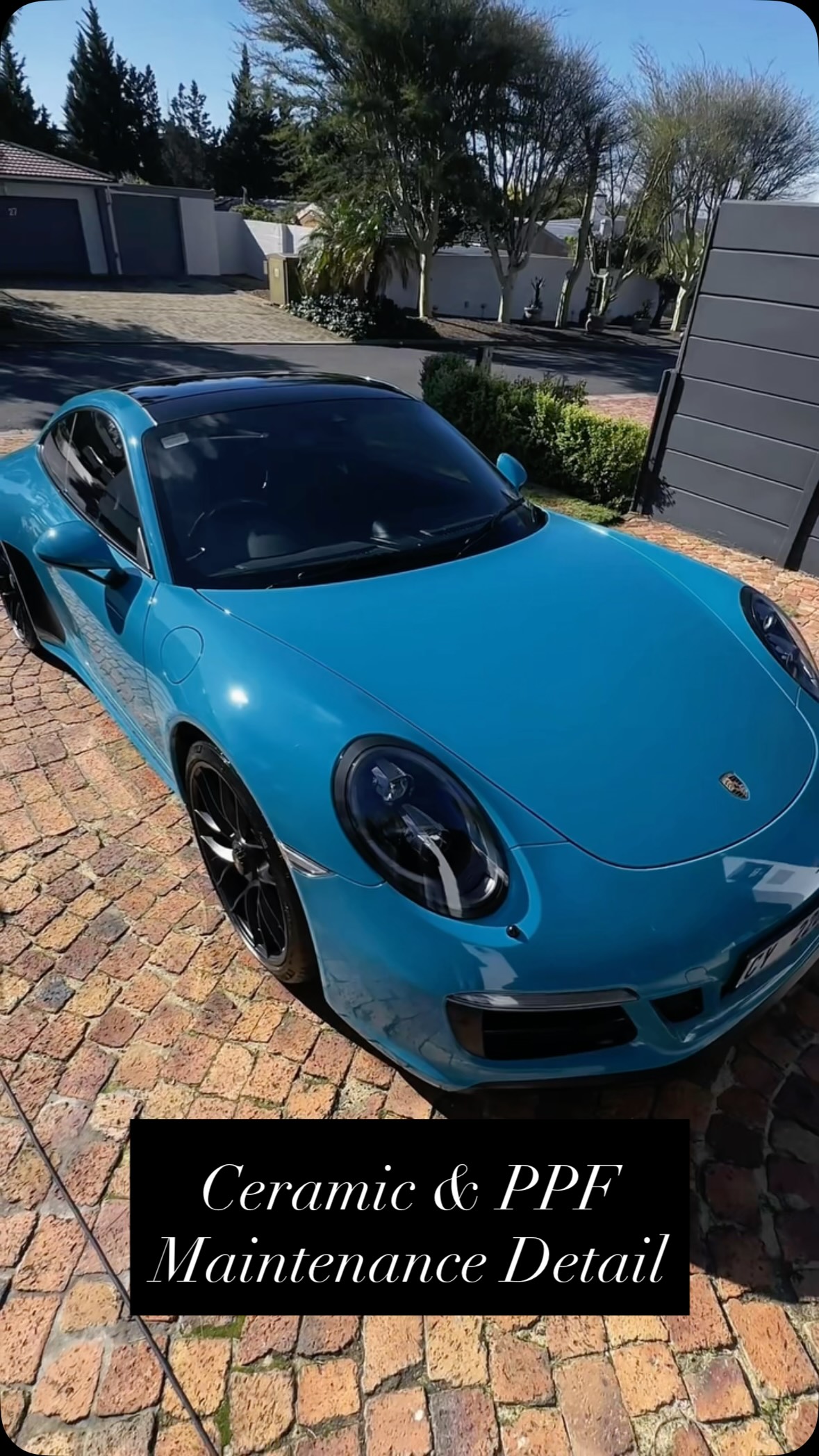 Dual-layer defense refreshed. 🚙✨ This stunning Miami Blue Porsche 911 GTS booked in for a dedicated maintenance detail to safely deep-clean the partial PPF and recharge the ceramic coating. Preserving maximum protection and elite gloss all in one visit.
#WashDoc #PorscheGTS #PPFMaintenance #CeramicCare #Porsche911