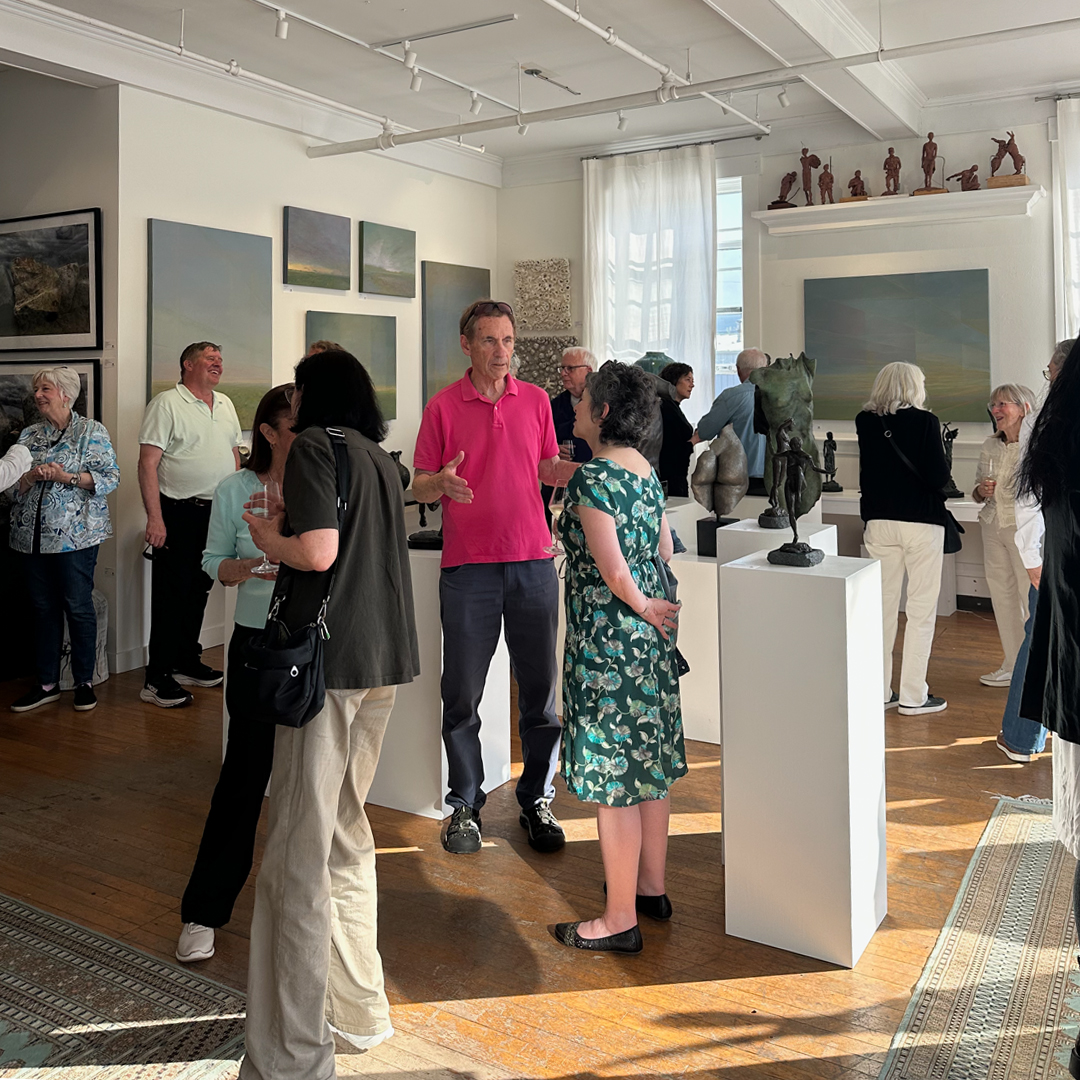 Well that was great fun! Thanks to all who came out for our first opening of the year. The exhibition continues until July 5th.