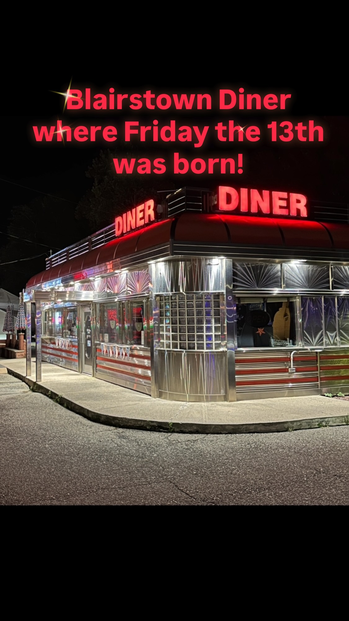 Blairstown Diner music video! Check it out! #song #music #fridaythe13th #diner #musicvideo