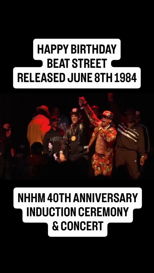 🎉Happy 42nd Bday to Beat Street released June 8th 1984. In 2024 The National Hip-Hop Museum celebrated the 40th Anniversary of the movie with our biggest Induction & Concert to date!
📜Founder @djboom_lv
🎤Executive Director @mastergeesugarhill
🎙Historian @jayquan.hiphop.historian
🎧Music Director @dj_rbi
📽Director @wvision.co and @nicklight01
🖼Resident Artist @sceneism7art
🧢Fashion Director @trueheadzclothing
🎂Fabricators @espazino @alwowcreations
🏅Fabricator @buckeydavis
🎨Chief Curator @anotherredsummer
💻Digital Director @iamclbonline
🎭Ambassadors @hiphoptrooper
@theblingkingz
🎨Creative Director @ajkatzart
🎁Retail Director @ericaparm
🎥Videographer @birthofhiphop
🚘Transportation Director @mnmmmark
🎼Archival & Talent Director @geechiedanofficial