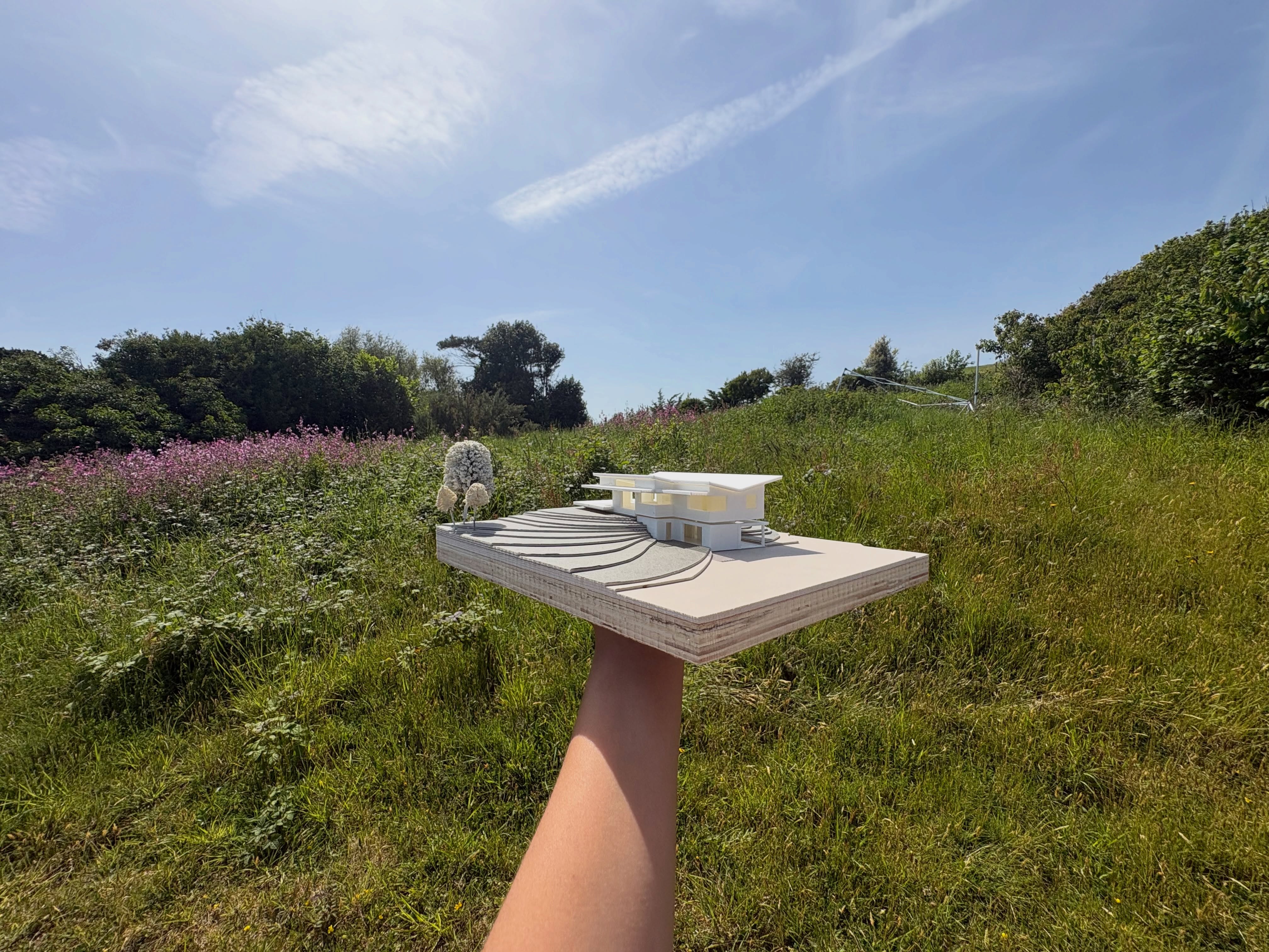 Site visit, but make it miniature!
We recently visited the site that will soon be home to one of our designs. It was great to hold the model within the landscape and start visualising how the project will sit in its surroundings once built ๐ฆบ
#Architecture #ArchitectureModel #DesignProcess #SiteSpecificDesign #modelmaking