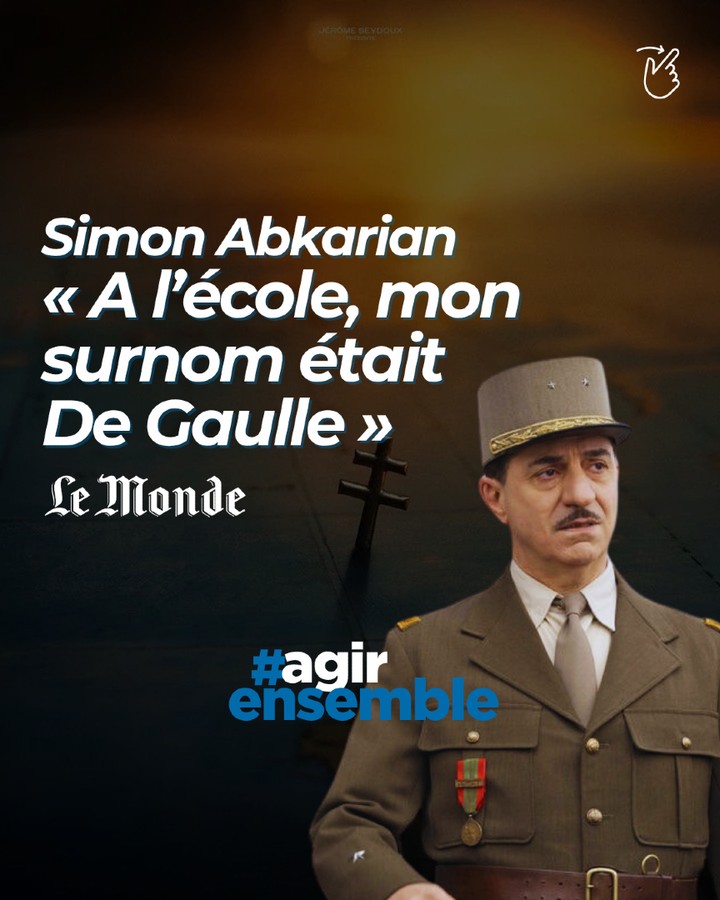 Ă travers son interprĂ©tation du GĂ©nĂ©ral de Gaulle, Simon Abkarian ne raconte pas seulement un personnage historique. Il dĂ©crit une rencontre intime avec une idĂ©e de la France, du courage et de lâengagement.
Dans cet extrait repris dâun article du Monde, lâacteur Ă©voque la profondeur du rĂŽle, la force du mythe gaullien et lâĂ©motion presque inexplicable qui lâa traversĂ© en incarnant celui quâil dĂ©crit comme « le dernier preux de France ».
Une rĂ©flexion puissante sur lâidentitĂ©, la mĂ©moire et ce que reprĂ©sentent encore aujourdâhui les grandes figures qui ont façonnĂ© notre histoire.
đ Faites dĂ©filer pour dĂ©couvrir ces mots qui rĂ©sonnent bien au-delĂ du cinĂ©ma.
#agirensemble #SimonAbkarian #DeGaulle #FranceLibre