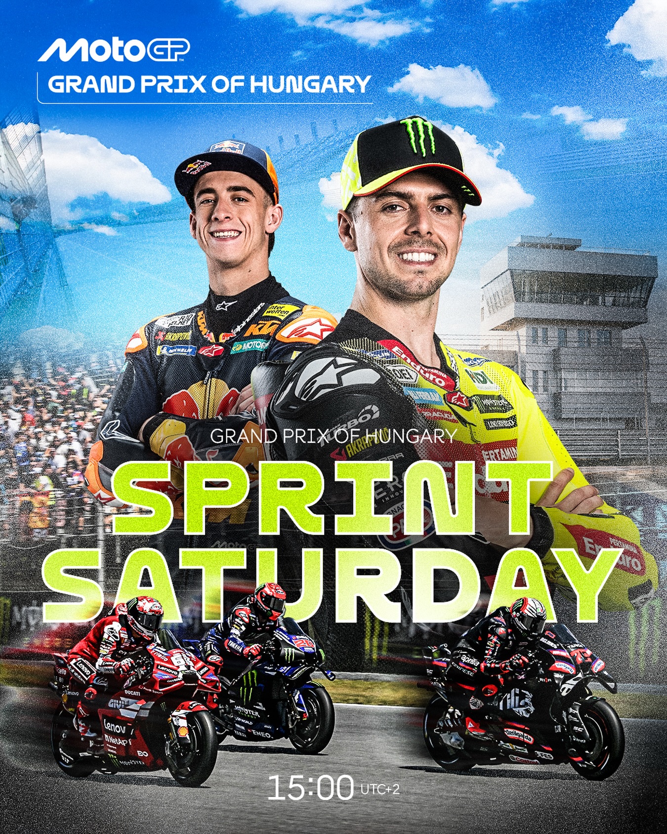 ⏰ The sprint begins.
#motogp #hungariangp #balatonpark