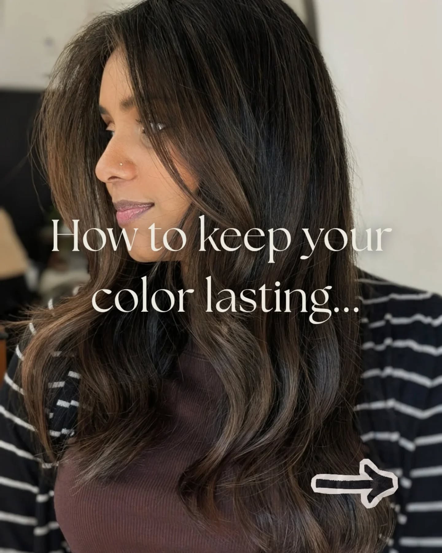 So you just got your color done with us and are wondering how to maintain your vibrancy until you see us again... Well here's some helpful tips to keep that color lasting.
