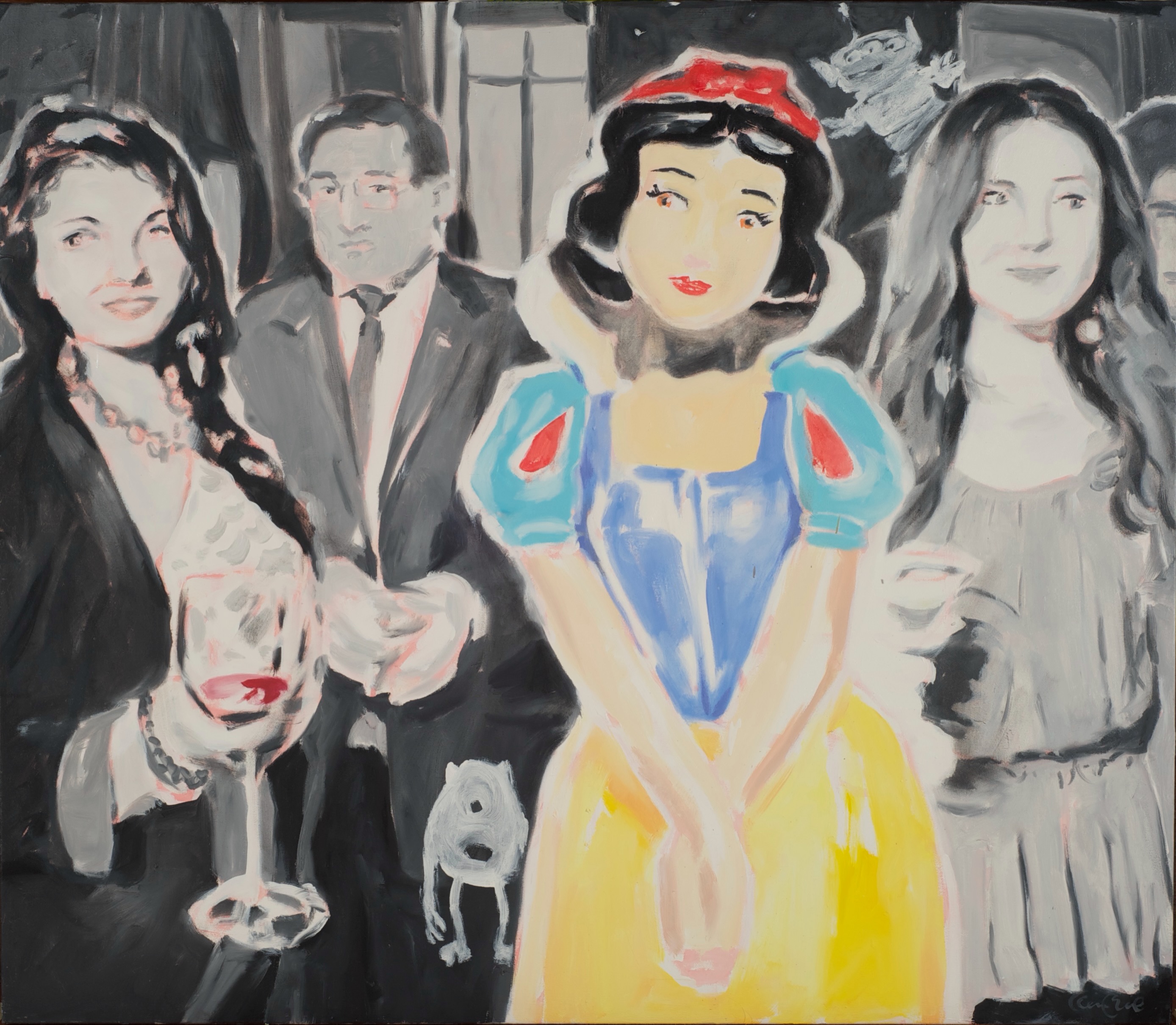 Kevin Berlin, Snow White (Someday Your Prince Will Come), oil on canvas, 41 x 46 in., 2013. 🍎🍎🍎
Private collection, Rome, Italy.
#biancaneve #art #kevinberlin