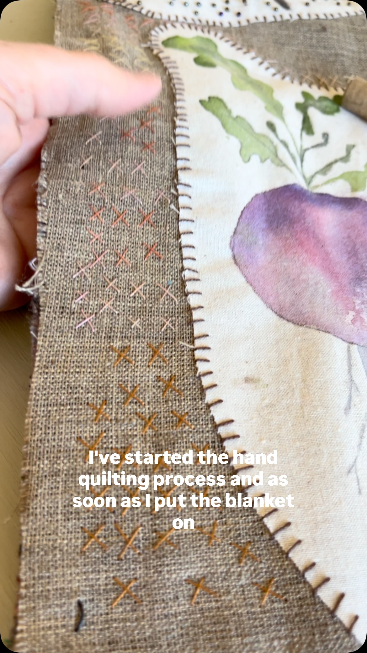 Hand quilting is a lovely process. I've a long way to go with this, but it doesn't feel like a chore.
#handquilting #appliqué #uppermillcommunity