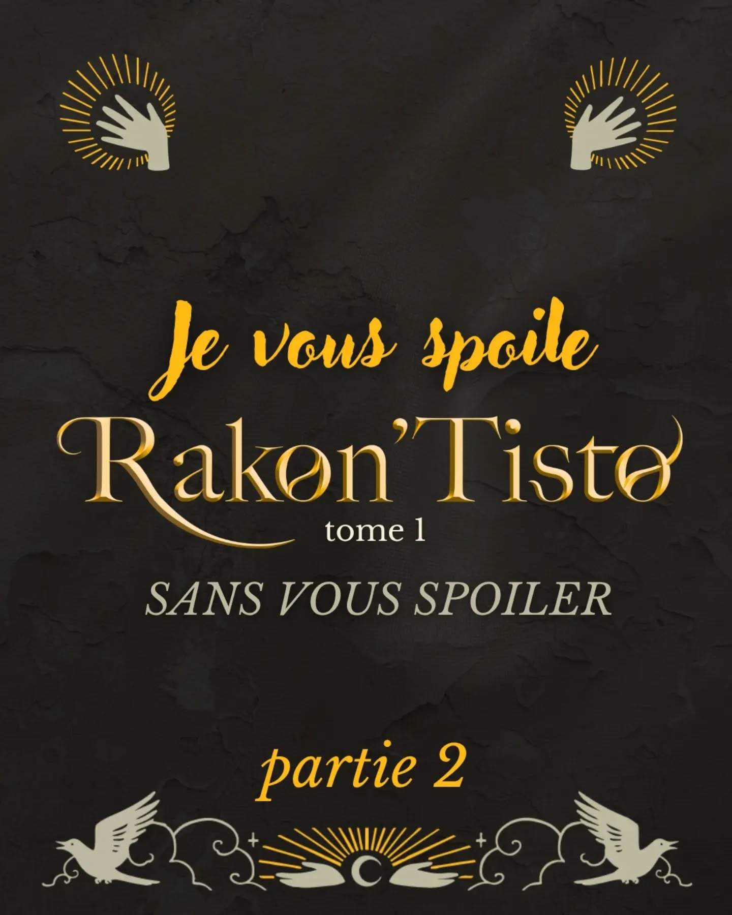 Je vous spoiler Rakon'Tisto sans vous spoiler !
C'est le tour du Comte et de Léora.
Que pensez-vous de ces petits Cielleux ?
Des illustrations signées @noir_lichen
Un roman en précommande sur @ulule 🌟
Rdv dans la bio.
#RakonTisto #ulule #fantasy #spoil #lecture