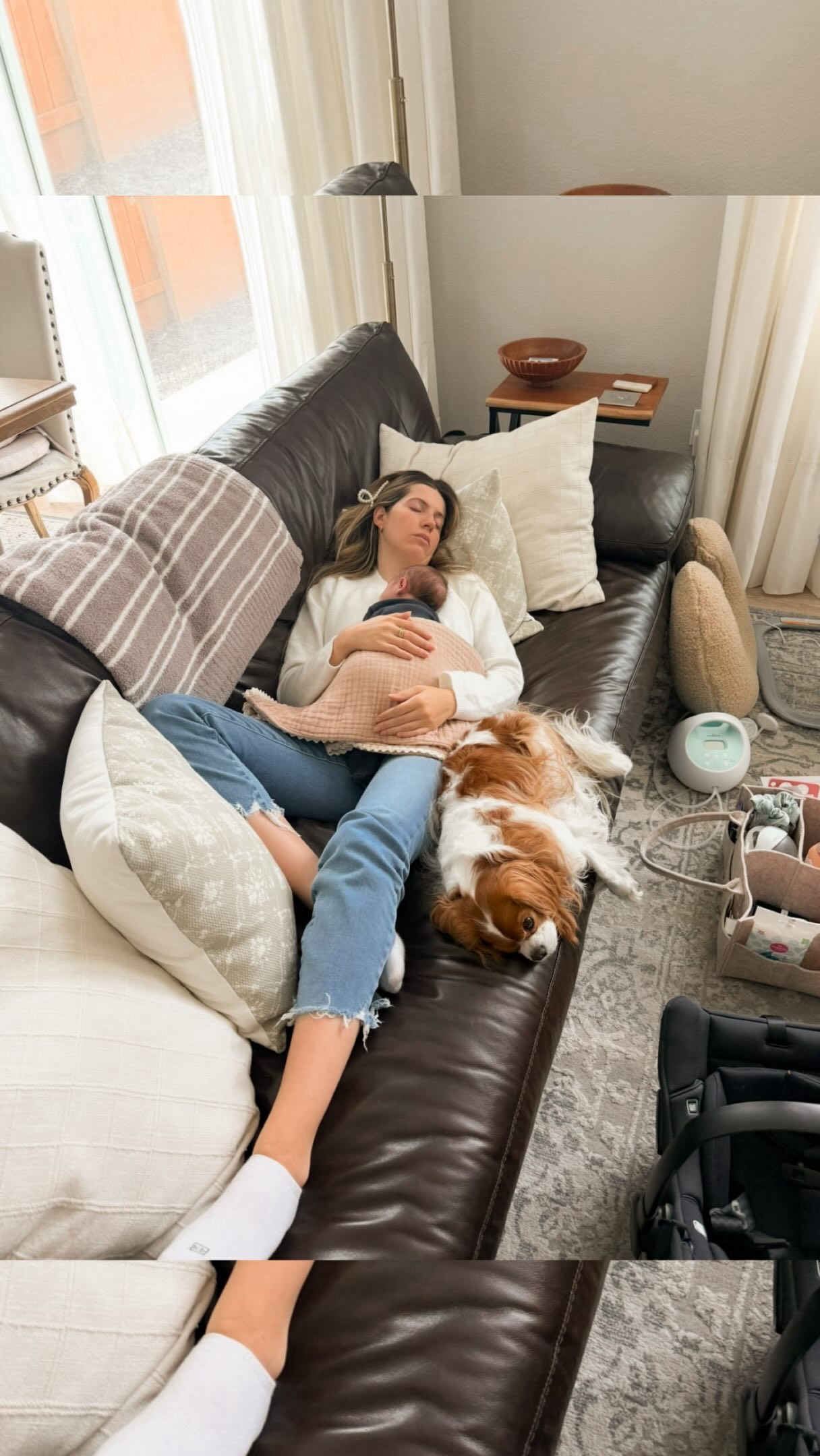 When I am deep in exhaustion, it can be so hard to imagine there is a version of me waiting on the other side of it. And with time, while the exhaustion is different now, I have learned how to carry it better 🫶
#newmoms #newmomsupport #postpartumrecovery #relatablemom #postpartumsupport