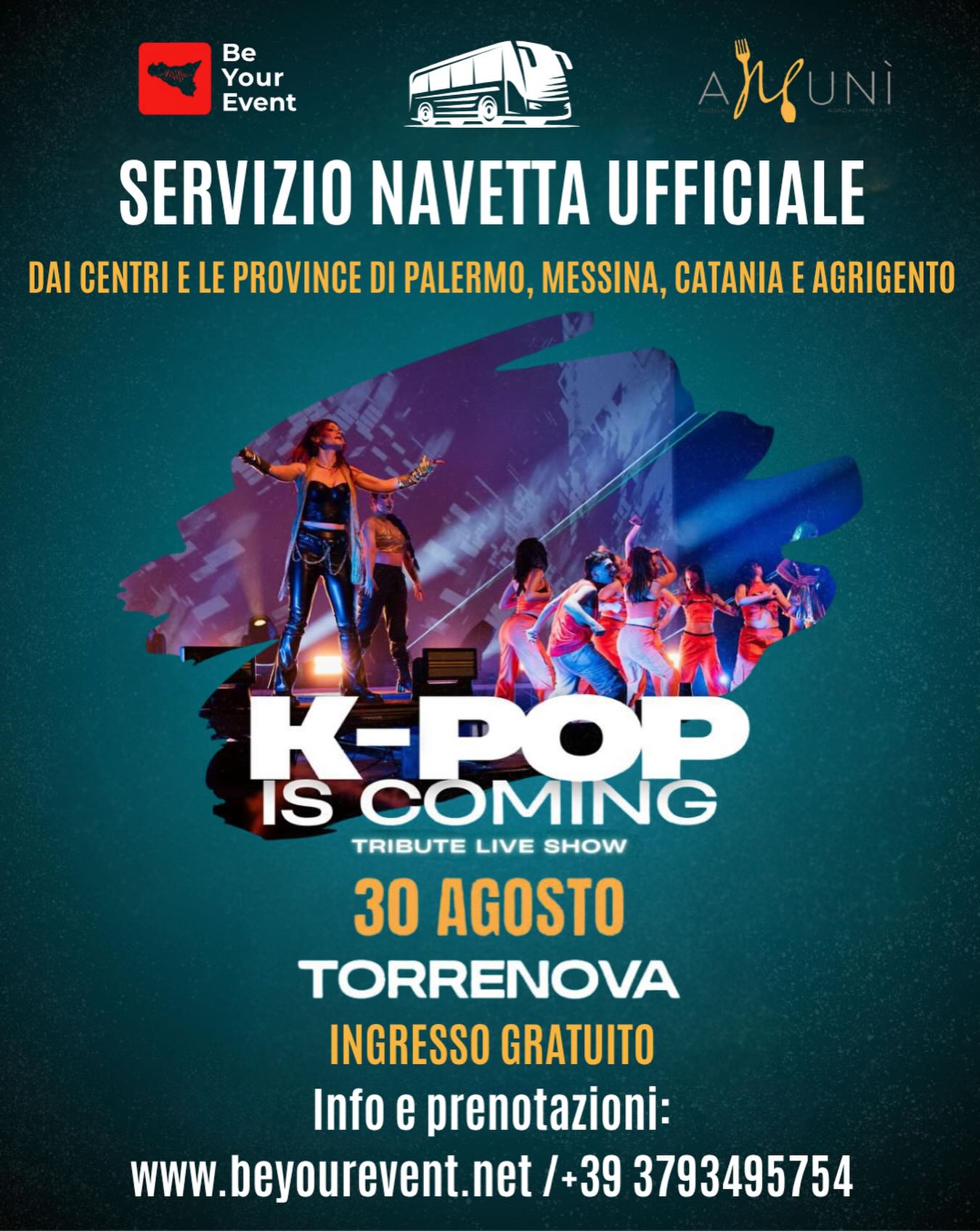 Il festival si avvicina e la musica comincia già a bordo! 🚌✨ Siamo la navetta ufficiale di @amunifestival
Dimentica lo stress del parcheggio, il traffico e le code: pensiamo a tutto noi. Tu devi solo salire a bordo, goderti il viaggio e prepararti a cantare con i tuoi bimbi 💜
Prenota subito il tuo posto !
info in dm 📲✉️ o sul sito www.beyourevent.net
#kpop #demonhunters #golden #amunifestival #torrenova