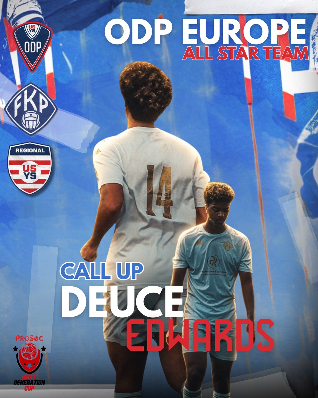Deuce has been selected for the ODP All-Star Team! A highly athletic player, he stands out with his strength, speed, and competitive spirit on the field.
Be sure to check out his incredible throw-in!
