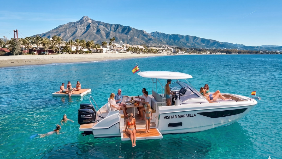 Picture this: you step aboard for a fully private day along the Marbella coast — sun on your skin, turquoise water lapping as you swim in peace, and a friendly skipper shaping the perfect route for your group. Whether it’s a family outing, a small celebration or a day with friends, every moment is tailored to you. Pack a picnic, grab your camera and let the golden-hour sunset become the highlight of your Mediterranean escape. Link in bio ✨🏝️🚤🌅
#MarbellaLife #CostaDelSol #PrivateCharter #MediterraneanMoments #BoatDay #FamilyTime #CelebrateAtSea #SunsetCruise