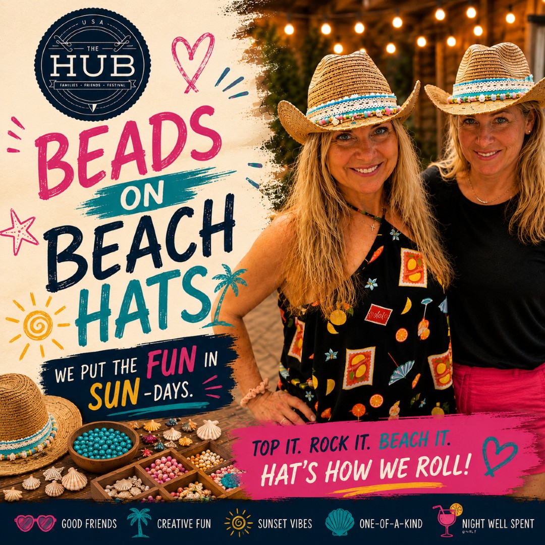 ๐ Good friends.
๐ฉท Pretty beads.
๐ Beach hats.
โจ The perfect night out.
Join us at The HUB Allen for an evening of creativity, laughter, and custom beach hat making!
Grab your tickets NOW!
https://www.ktscraftndraft.com/event-details-registration/beaded-beach-hat-workshop-the-hub-allen
Tag the friends you'd bring with you! ๐
#GirlsNightOut #TheHubAllen #CraftWorkshop #BeachHatWorkshop #AllenTexas #SummerCrafts #DIYStyle