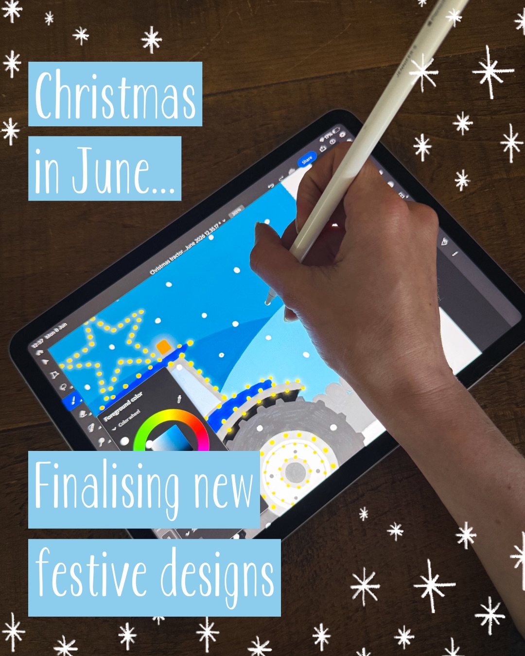 Christmas in June?! 🙉🎅🏻🎄
Yes, I know… it’s only June 🤭
But behind the scenes I’m busy finalising my new Christmas card designs ✏️✨🎄
Sorry if it’s a little too early for the ‘C’ word 🤭🎄
Meanwhile, I’m cracking on… fuelled by Terry’s Chocolate Orange, of course! 🍊
#christmasinjune #christmasillustrations #illustratedcards #christmasplanning #lifeofanillustrator 😁🎄🎅🏻🍊✏️✨