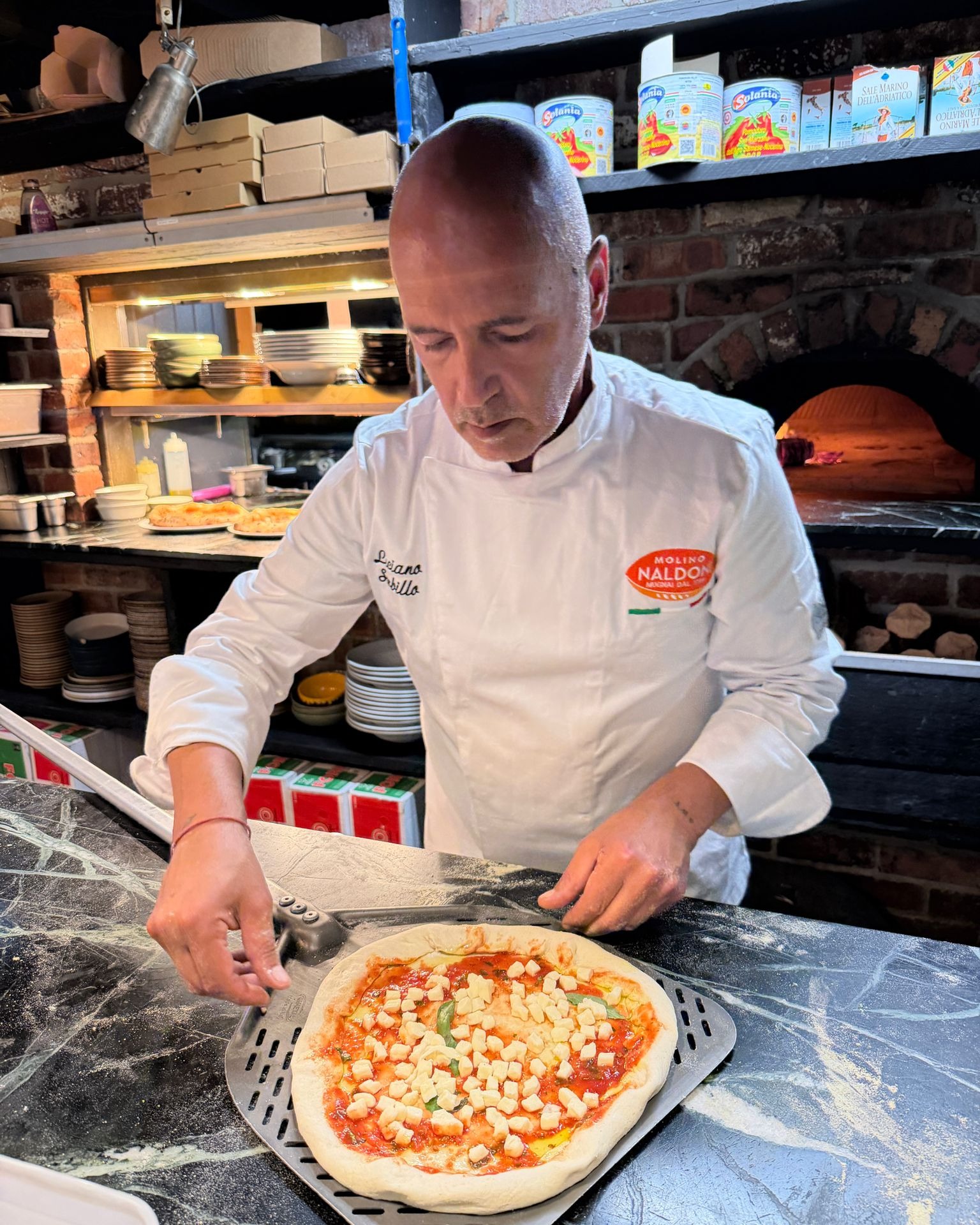 We had the absolute honour of hosting Luciano Sorbillo from Molino Naldoni, all the way from Naples 🇮🇹
Luciano Sorbillo is a highly respected Italian pizza master from Naples, part of a legendary pizza family, who travels and teaches people how to make real Neapolitan pizza.
Over the past 3 days, he visited some of our loyal customers to demonstrate our premium Lucia flour, sharing his incredible knowledge, passion, and hands-on tips on how to craft the perfect pizza 🍕
It’s been an unforgettable experience learning directly from a true master of his craft. Thank you Luciano for your time, energy, and inspiration 🙏
He will visiting us again soon........if you would like to join the masterclass contact us directly to register your interest.
#PizzaMastery #MolinoNaldoni #LuciaFlour #NaplesToUK #PizzaLovers #ItalianTradition #Pizzaiolo #CraftPizza #FoodPassion🤣