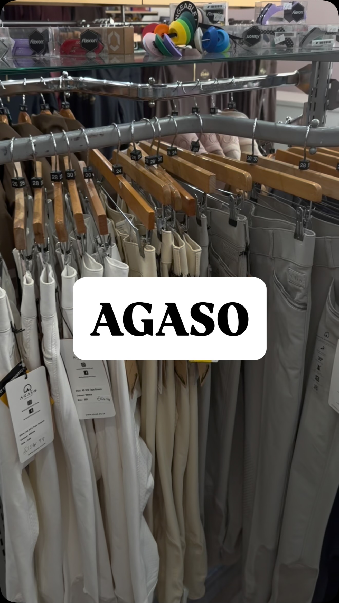 have you ever tried on a pair of agaso breeches? #westleighssaddlery #equestrianfashion #horsegirls
