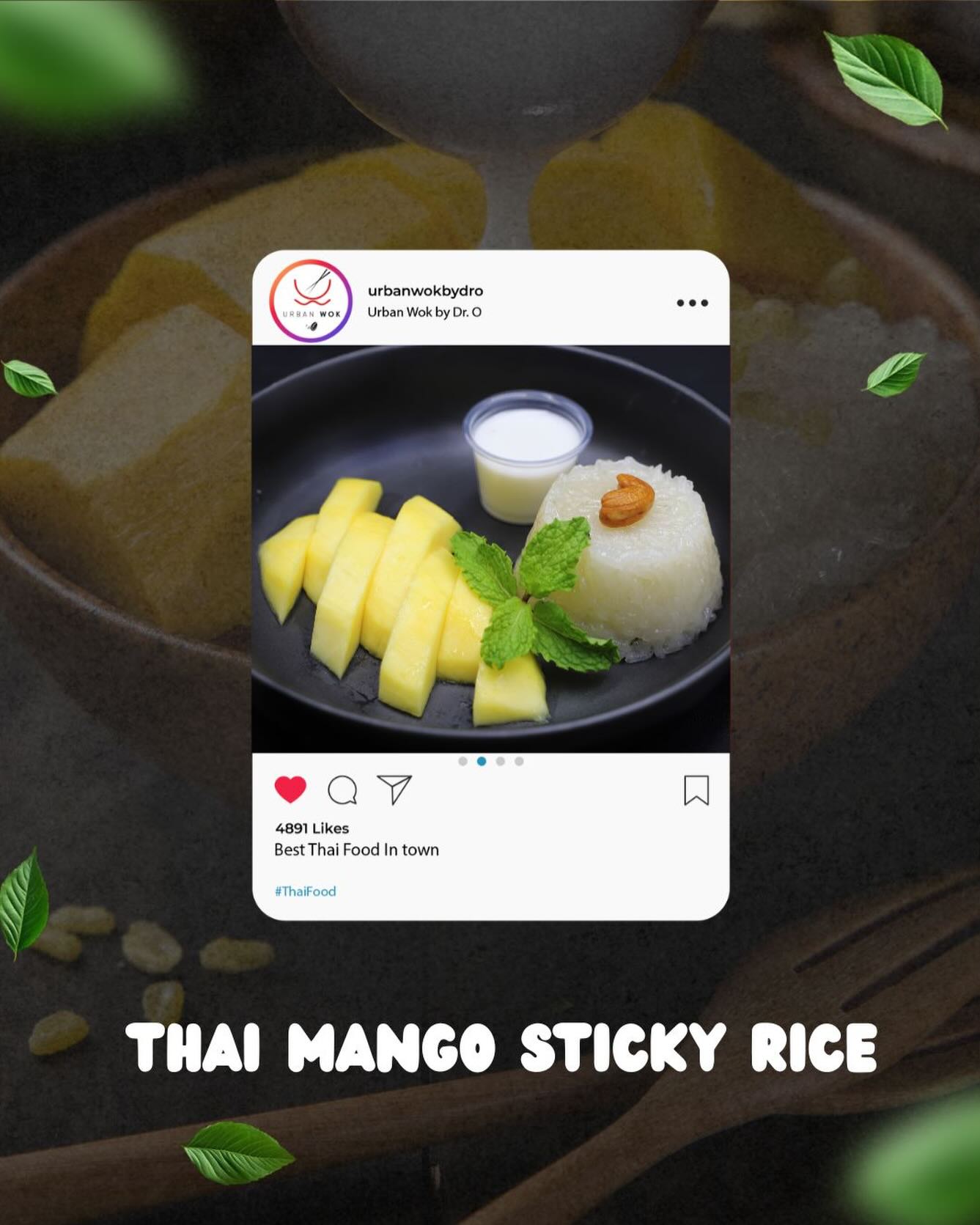 Light, satisfying, and oh-so-delicious! 🍚✨ Our Sticky Rice is the perfect Monday treat for a simple yet sweety meal. 🥭🌿
#thaifood #thaicuisine #thaifoodstagram #thai #padthai