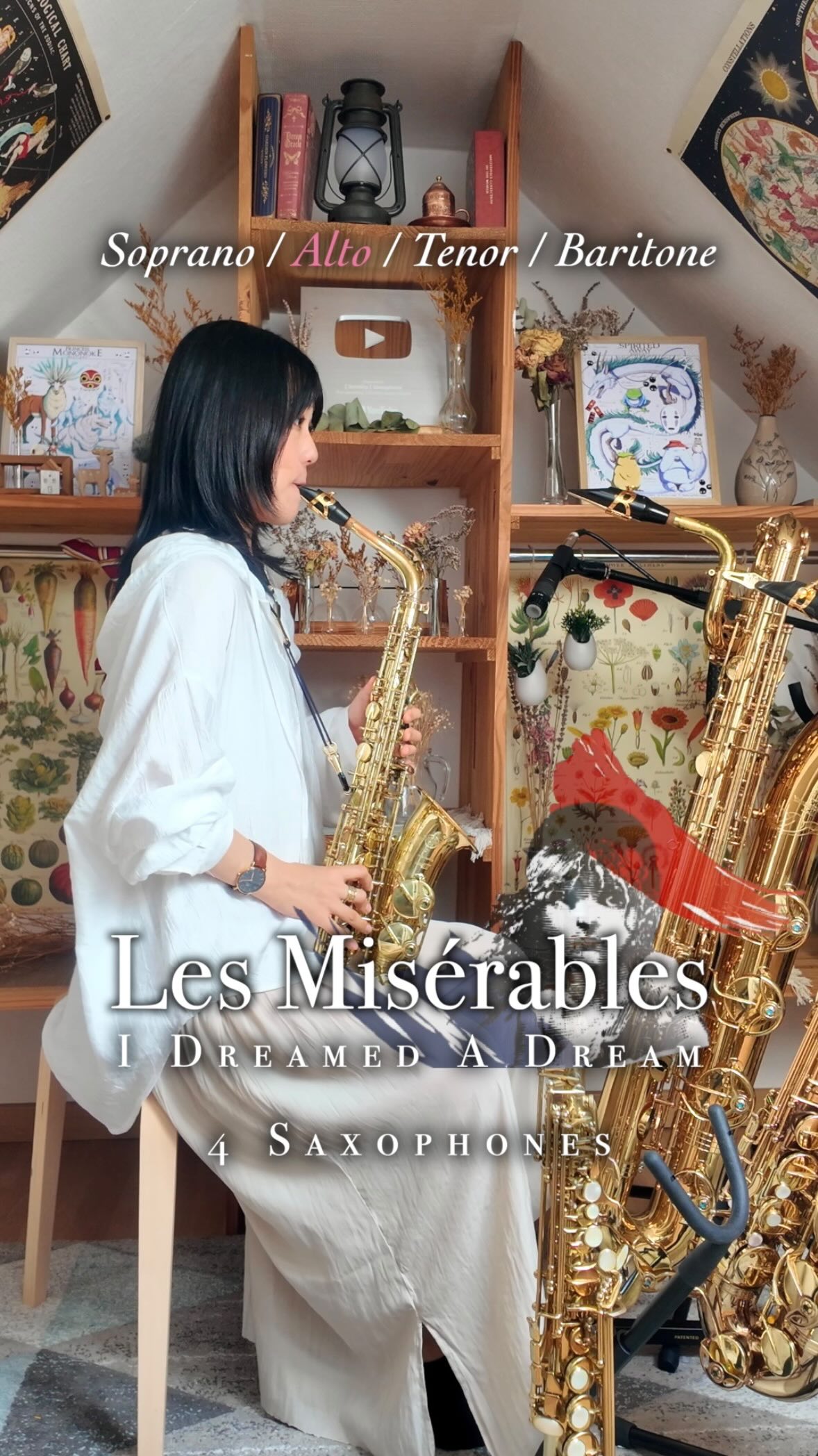 I dreamed a dream 🇫🇷 from Les misérables
Soprano / Alto / Tenor / Baritone 🎷 Saxophone Quartet
✏︎ Arrange : @Sumika.saxophone
✏︎ Music Sheet : sumichannel.com
===========
🎷SUMiKA (辻本 純佳)
@bgfrance_official Official Artist
@henriselmerparis Official Artist
#BGFrance #bgfranceligature
#selmersaxophones #selmerandfriends
#lesmiserables