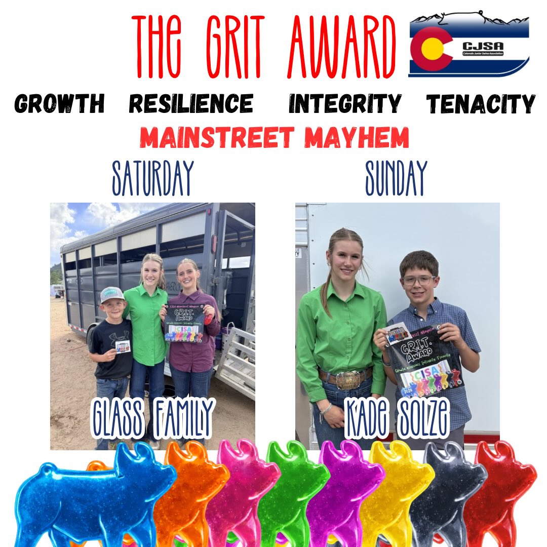 Check out our awesome GRIT winners from Mainstreet Mayhem.
