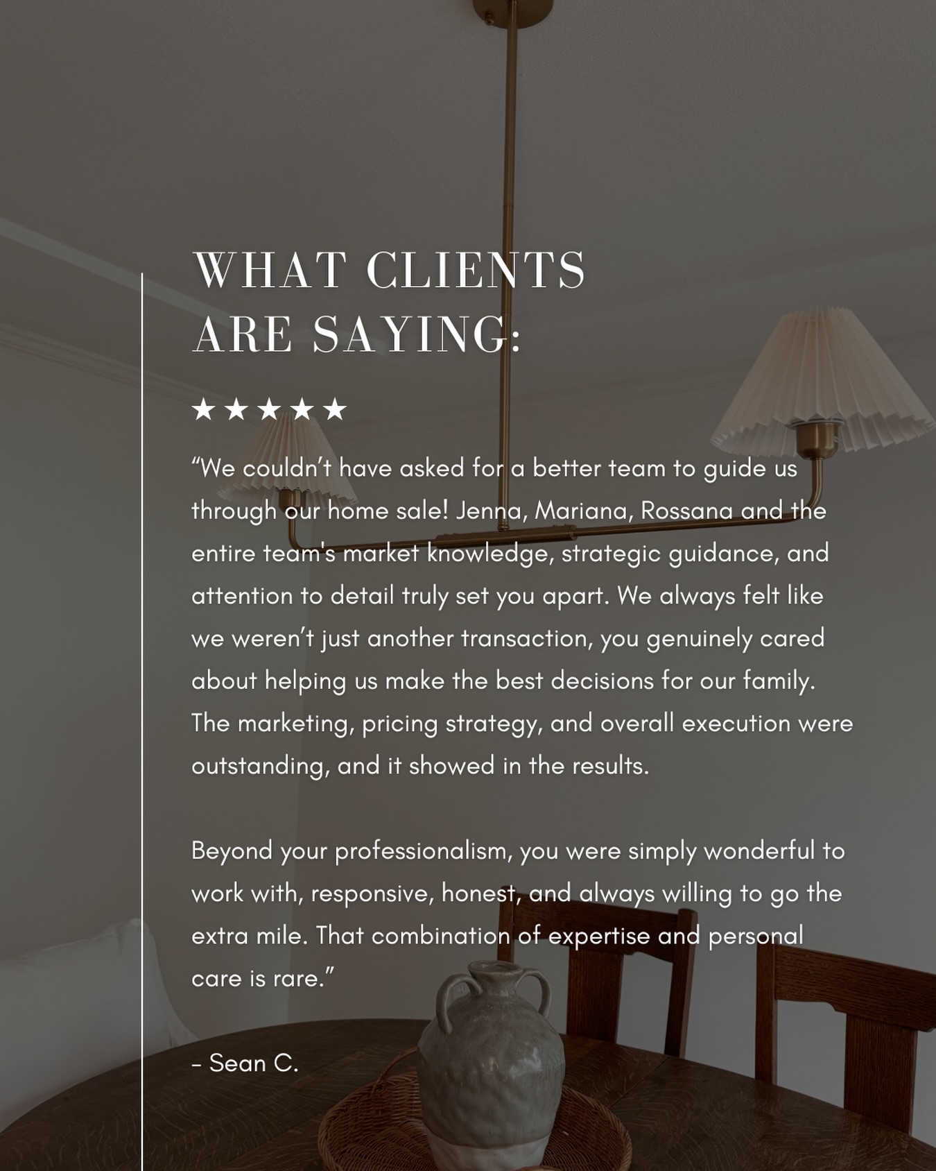 Grateful is an understatement. 🤍
And while our names may be listed individually, none of it happens alone. We’re incredibly thankful for a team that works together, supports one another, and shows up every day for our clients.
Thank you for trusting us with such an important chapter. ✨