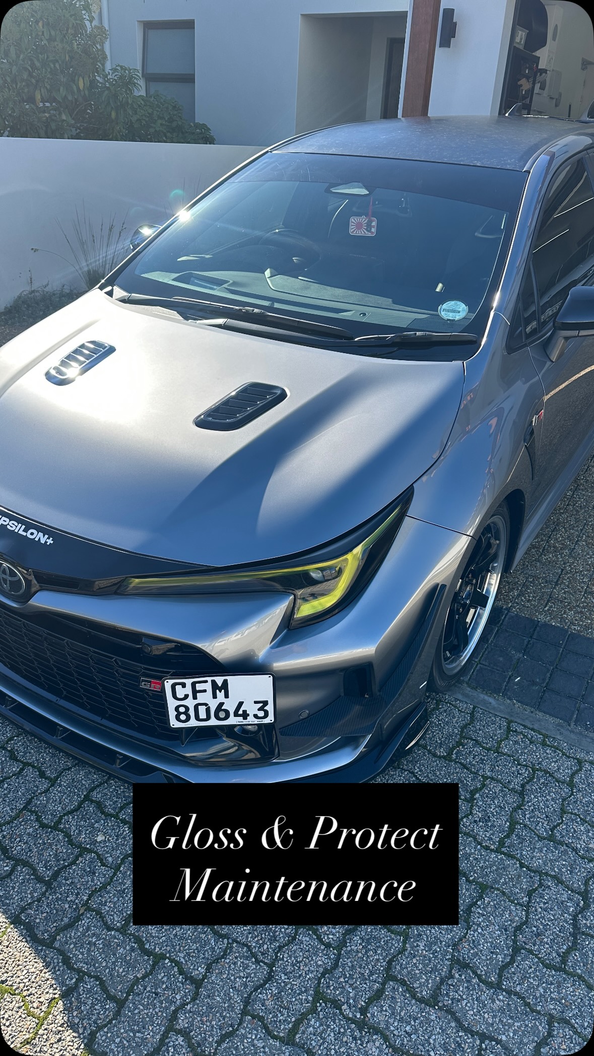 Low quality to high quality real quick. 🎥🔥 Giving this aggressive GR Corolla our signature Gloss & Protect Wash to bring out the depth in that grey metallic paint. Simple maintenance, elite results.
#WashDoc #GRCorolla #ToyotaGR #GlossAndProtect #MobileWash