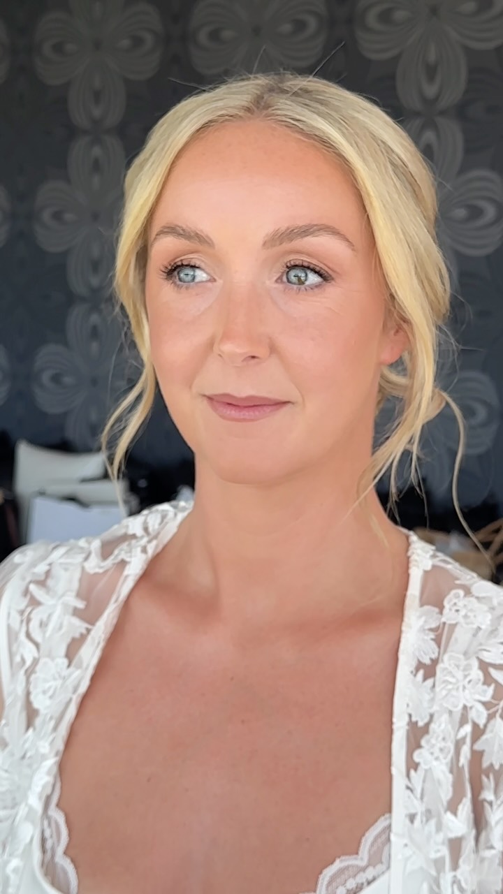Soft glam makeup for Jade 🤍