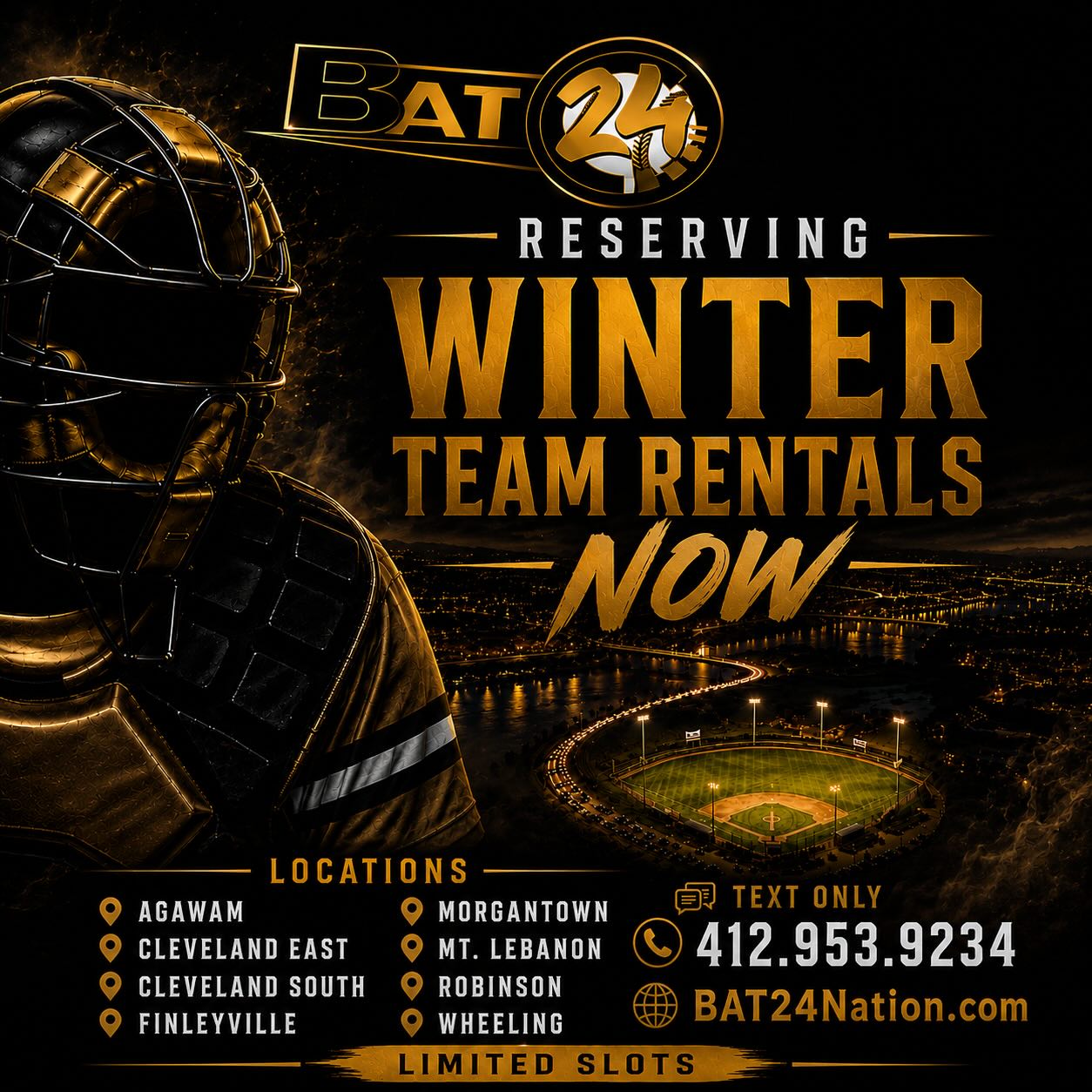 We’re not joking when we say limited slots. Rentals are crucial to keeping member rates low, but members are still our top priority. Therefore, we limit team reservations to not take too many slots away from member’s cage time during the winter training months. So do not delay, booked today! Pricing on the pricing page of the website. #cside #csidesports @bat24agawam @bat24wheeling