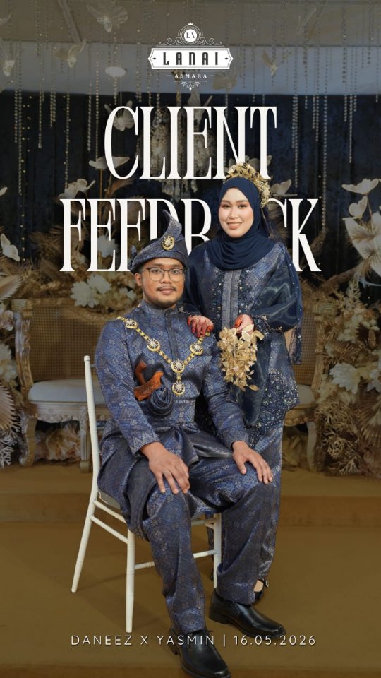 Wedding Reception of Daneez & Yasmin π | 16.05.2026
Venue: The Renjana by @lanaiasmara
The beginning of a lifetime filled with love, laughter, and soft moments together π€
#wedding #lanaiasmara #lanaicipta #putrajaya #cateringputrajaya