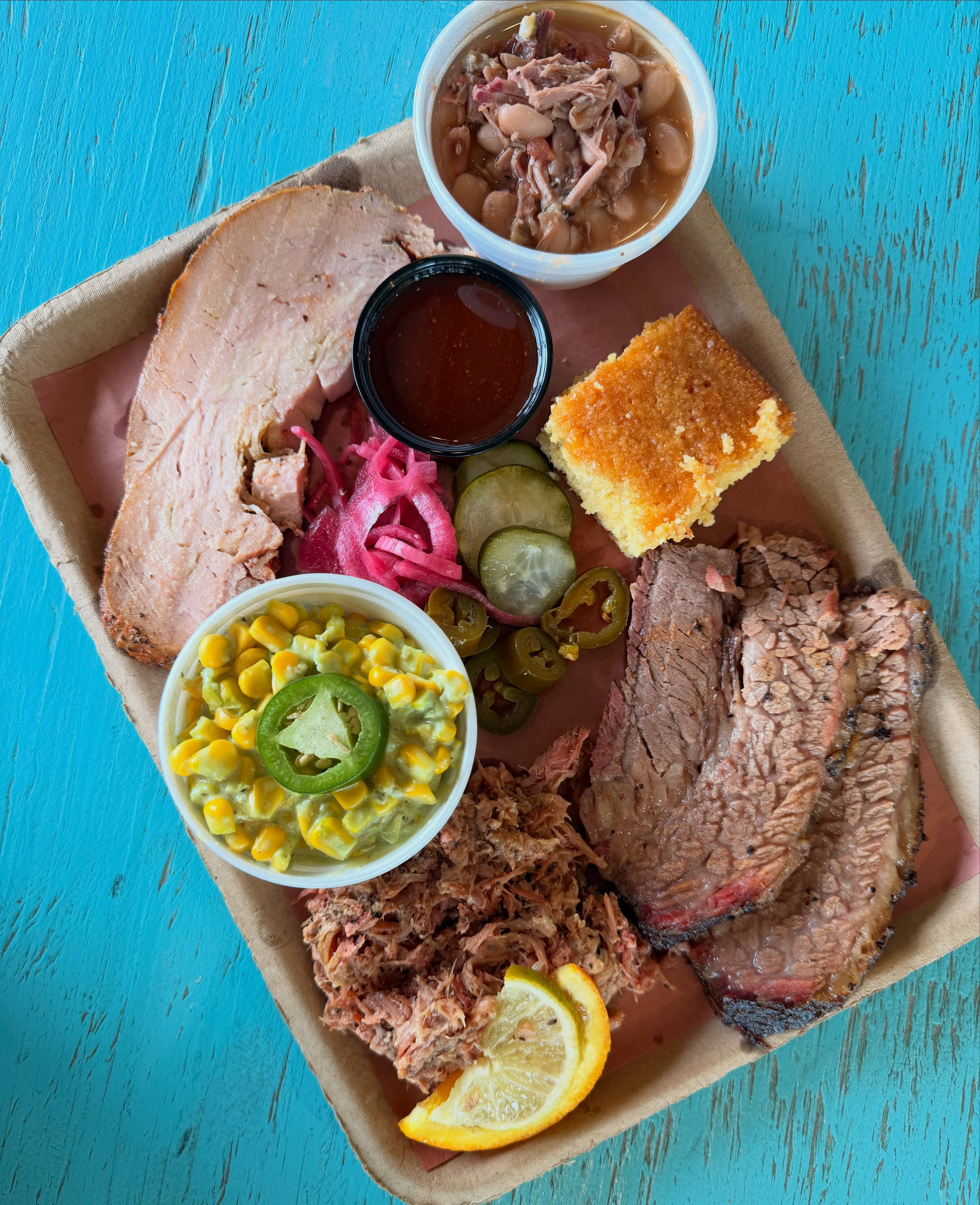 Is this the perfect 3 meat plate combo?
Come build yours TODAY from 11am - 6:30pm!!