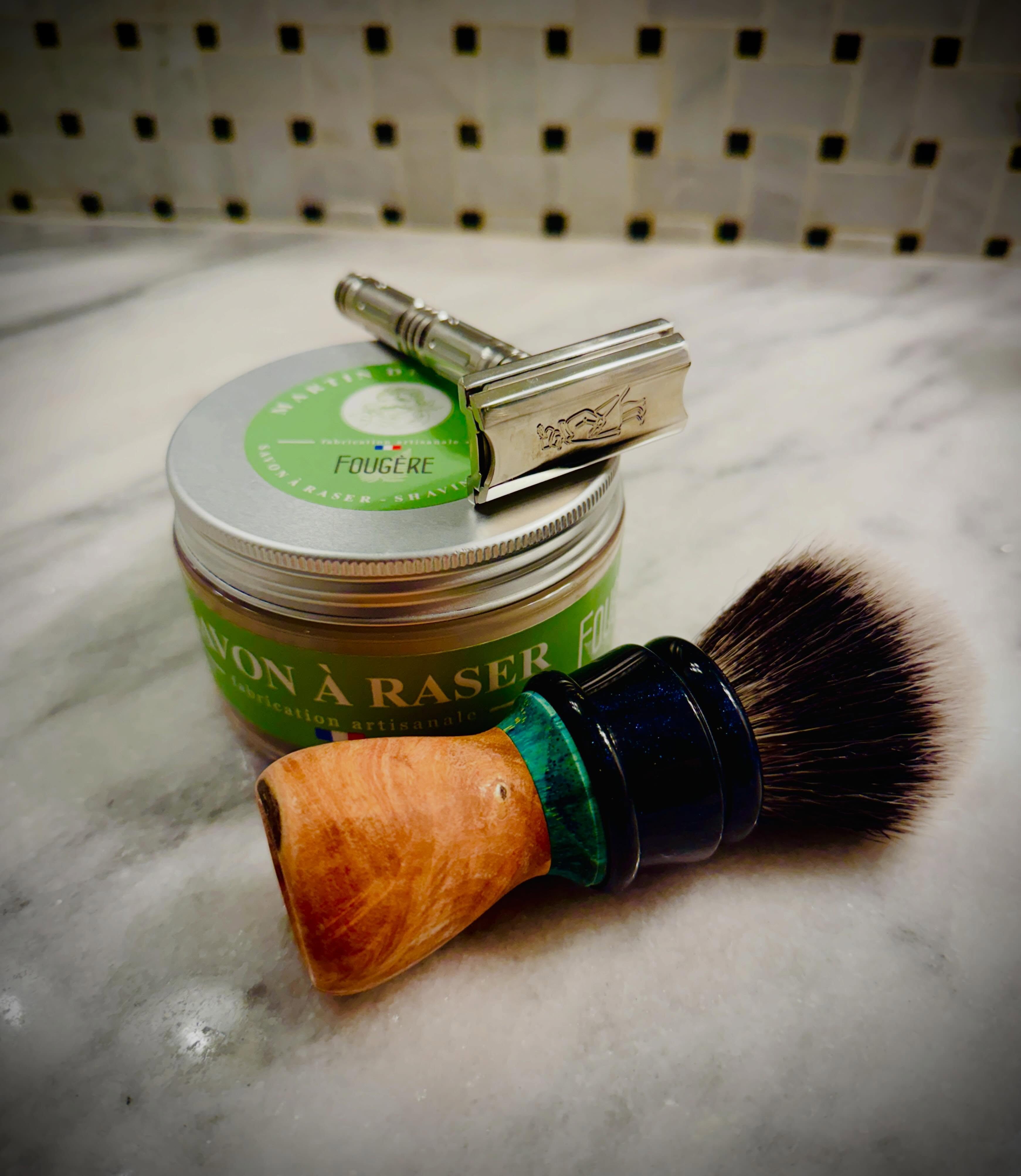 Thank you @standobrush @martindecandre @sawdust.creations #sotd #wetshaving #shaving #shavelikeagentleman