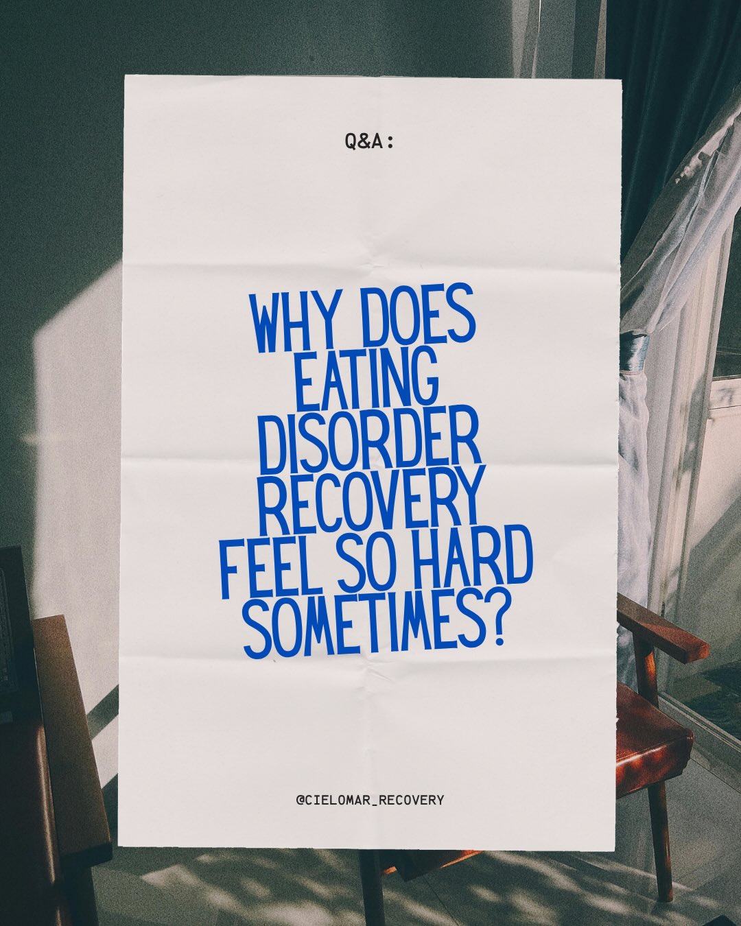 🌊 Recovery Nugget Q&A
If recovery is supposed to be good for me, why does it sometimes not feel that way?
Swipe to see some of the science behind recovery!
The work of healing isn’t easy, but it’s worth it, and you deserve it. 🤍
If you find you need some professional support, Cielomar Recovery is here for you.
#edrecoveryispossible #eatingdisorderrecovery #edrecovery #recoverysupport