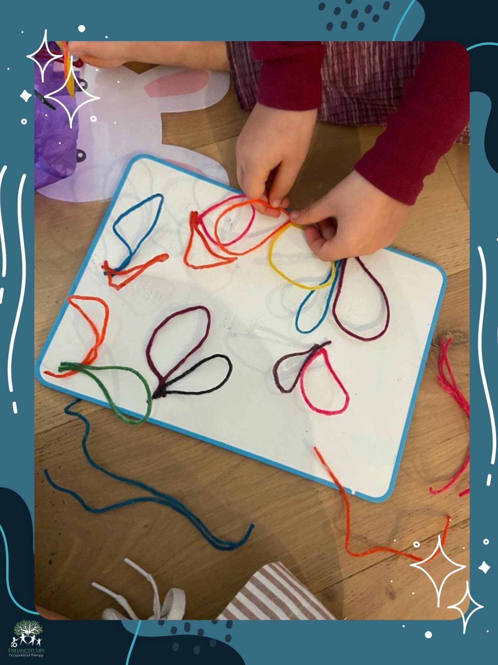 Resource of the Week: Wikki Stix
If you’ve ever found yourself searching for the “perfect” activity for your child, this is your reminder that it doesn’t need to be fancy. ✨
One pack of Wikki Stix can become letters, numbers, mazes, obstacle courses, stories, pictures, and more. The best part? Most children are so busy having fun they don’t realise they’re working on hand strength, coordination, and fine motor skills at the same time. 🙌
Sometimes the simplest resources end up being the ones we use most in therapy!
Have you tried Wikki Stix at home? Tell us your favourite way to use them below 👇
#EnhancedLifeOT #PaediatricOT #OccupationalTherapy #TherapyThroughPlay #FineMotorSkills SchoolReadiness ChildDevelopment PlayBasedLearning PediatricOT