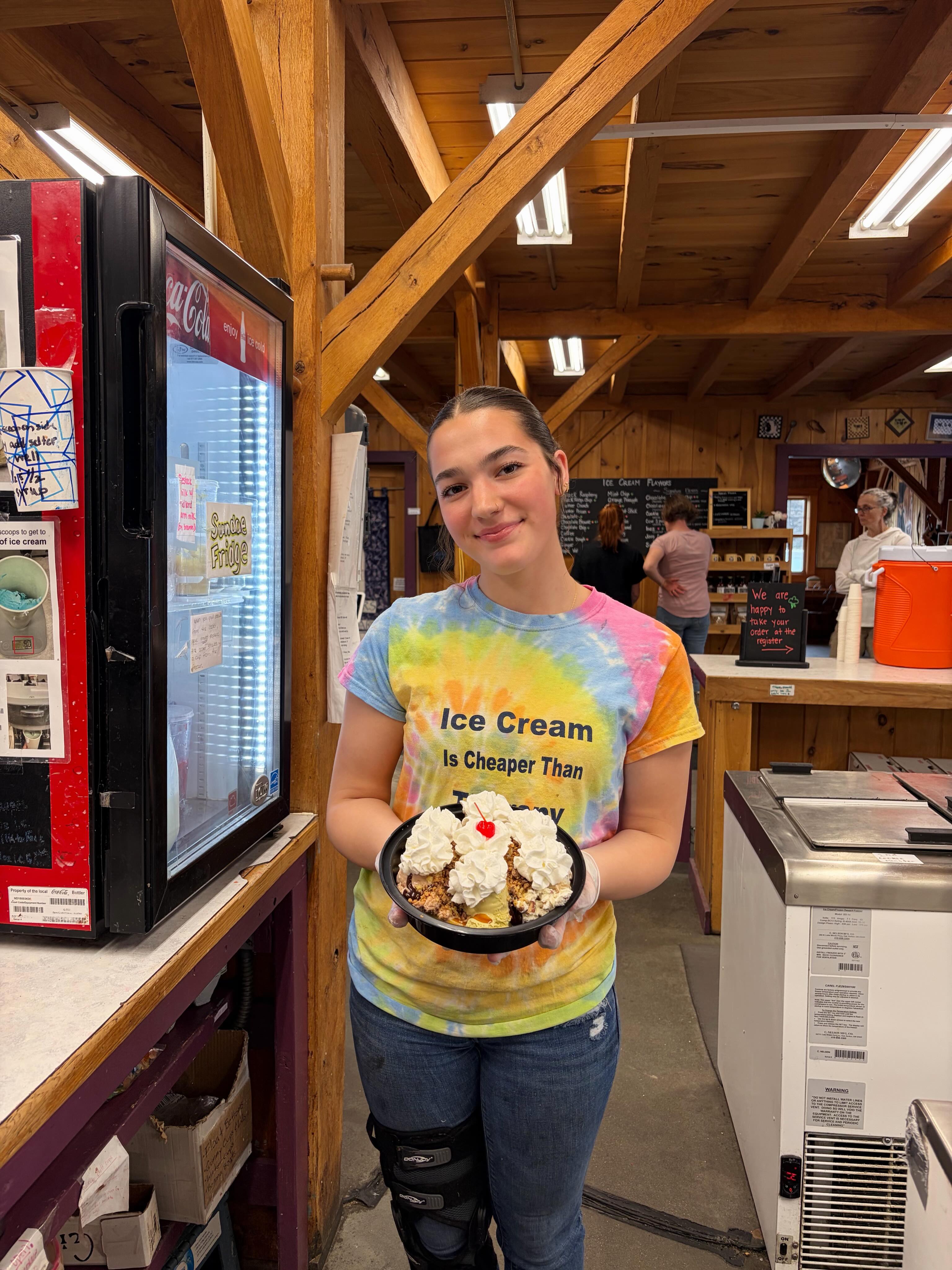 This weeks weather demands ice cream! We can’t wait to make your sundaes 🍦🤩
Current Hours:
12-8pm Sunday through Thursday, and 12-9pm Fridays & Saturdays
