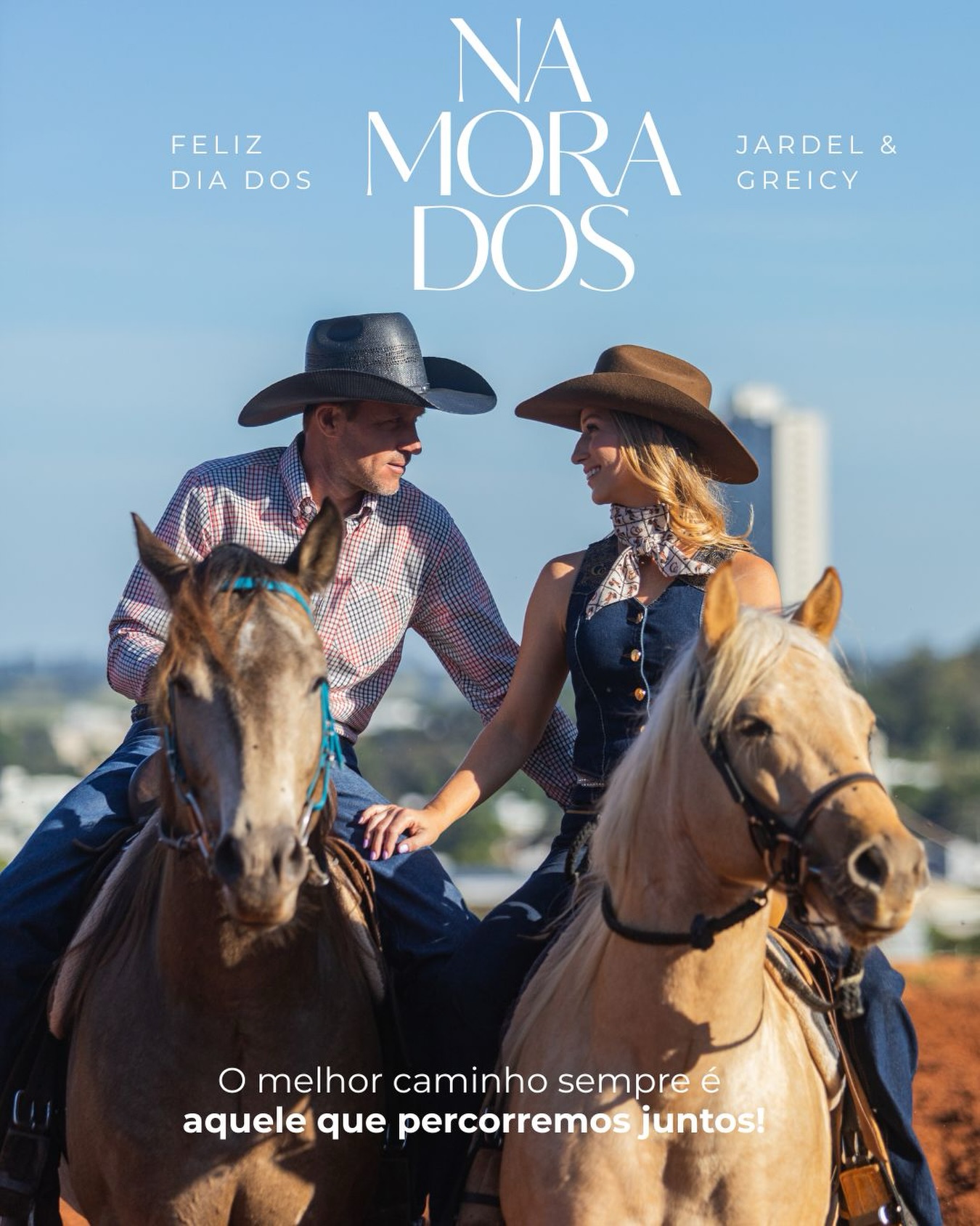 ETERNOS NAMORADOS ❤️ Country & Cia & Chapéus Mundial
Nesta semana tão especial, tivemos o prazer de receber o casal Greicy & Jardel para compartilhar um pouco das suas histórias e celebrar esse amor.
#diadosnamorados #modacountry #valentine