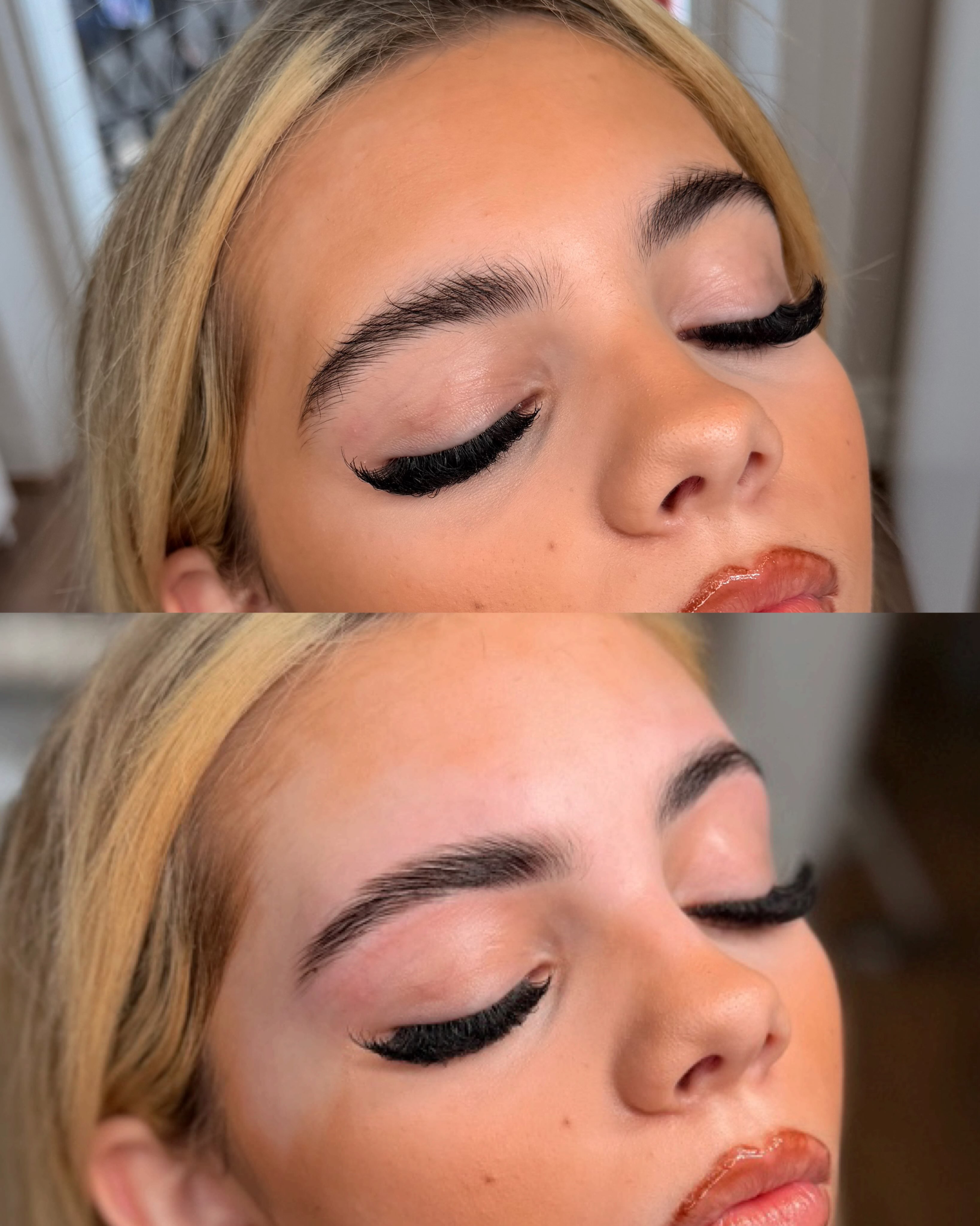 Brows brushed up with gel vs brows after lamination 🤍
The difference?
Brushing your brows up every day can leave them feeling stiff, dry, weighed down over time can even cause hair loss, especially with strong hold products.
Brow lamination restructures the brow hairs into your desired shape, so they sit effortlessly without the need for daily brushing or excessive product ✨
✔ Fuller, fluffier look
✔ Less daily manipulation
✔ Easier styling
✔ Healthier-looking, more uniform brows
Wake up with your brows already doing what you want them to 💫
If you’d like to offer this as a treatment in your salon, get in touch for some of our incredibly detailed, accredited courses 👩🏼🎓
Brow Lamination
Fluffy Brows
Brow Goals
Liverpool