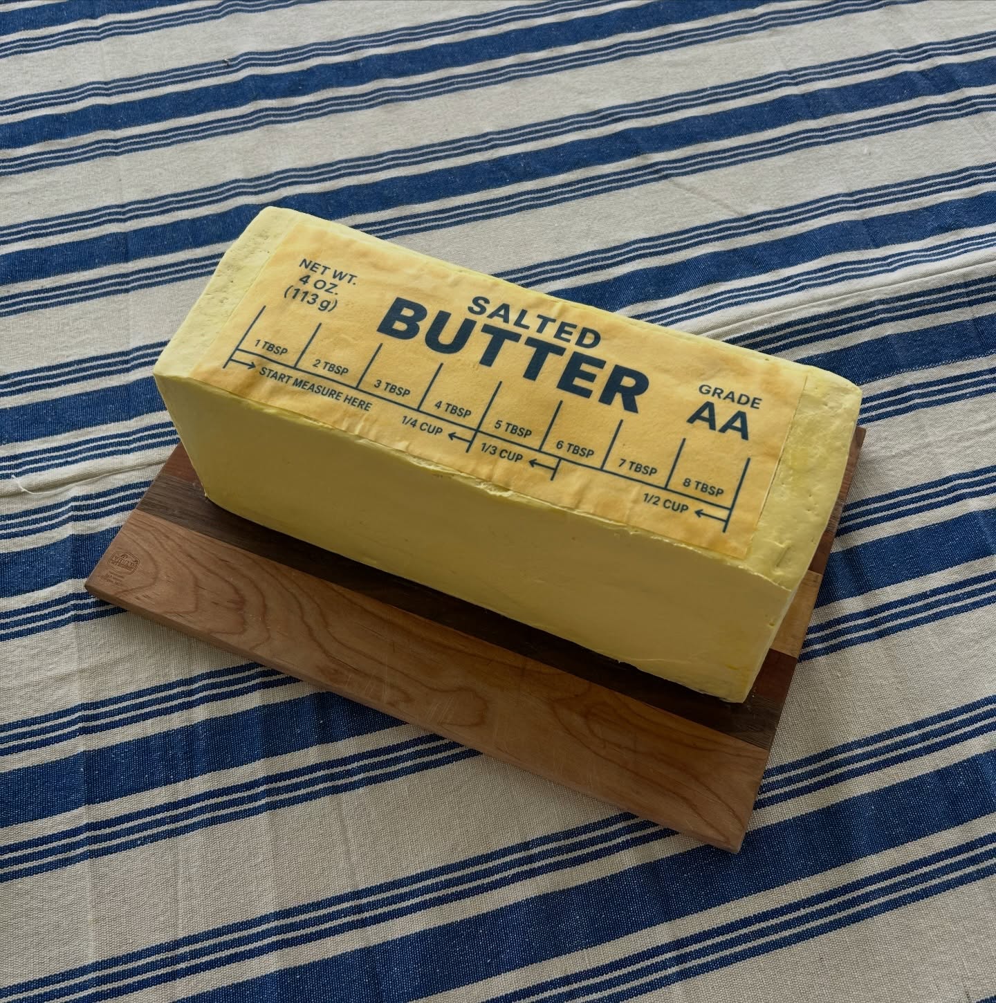 “ Butter with Age” birthday cake 🧈.