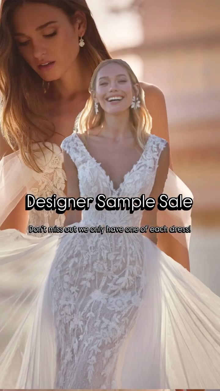 S A L E // It’s that time of year when we have to let go of some of our beautiful samples to make way for new ones!
We love bridal because unlike fast fashion this doesn’t happen often, but when we can offer these dresses as a sample with up to 70% off it does make it easier to let go!
REQUEST YOUR APPOINTMENT ONLINE TODAY
THIS SALE IS LOCATED AT OUR STUDIO (15 min drive from our shop)
HUGE DISCOUNTS up to 70% off original price.
You can view all our sample sale dresses online first too - bethanyhannahbridal.co.uk
SEE YOU THERE X
Sale | Designer Sale | Bridal Discount | Savy Bride | Sample Sale | Cheshire |