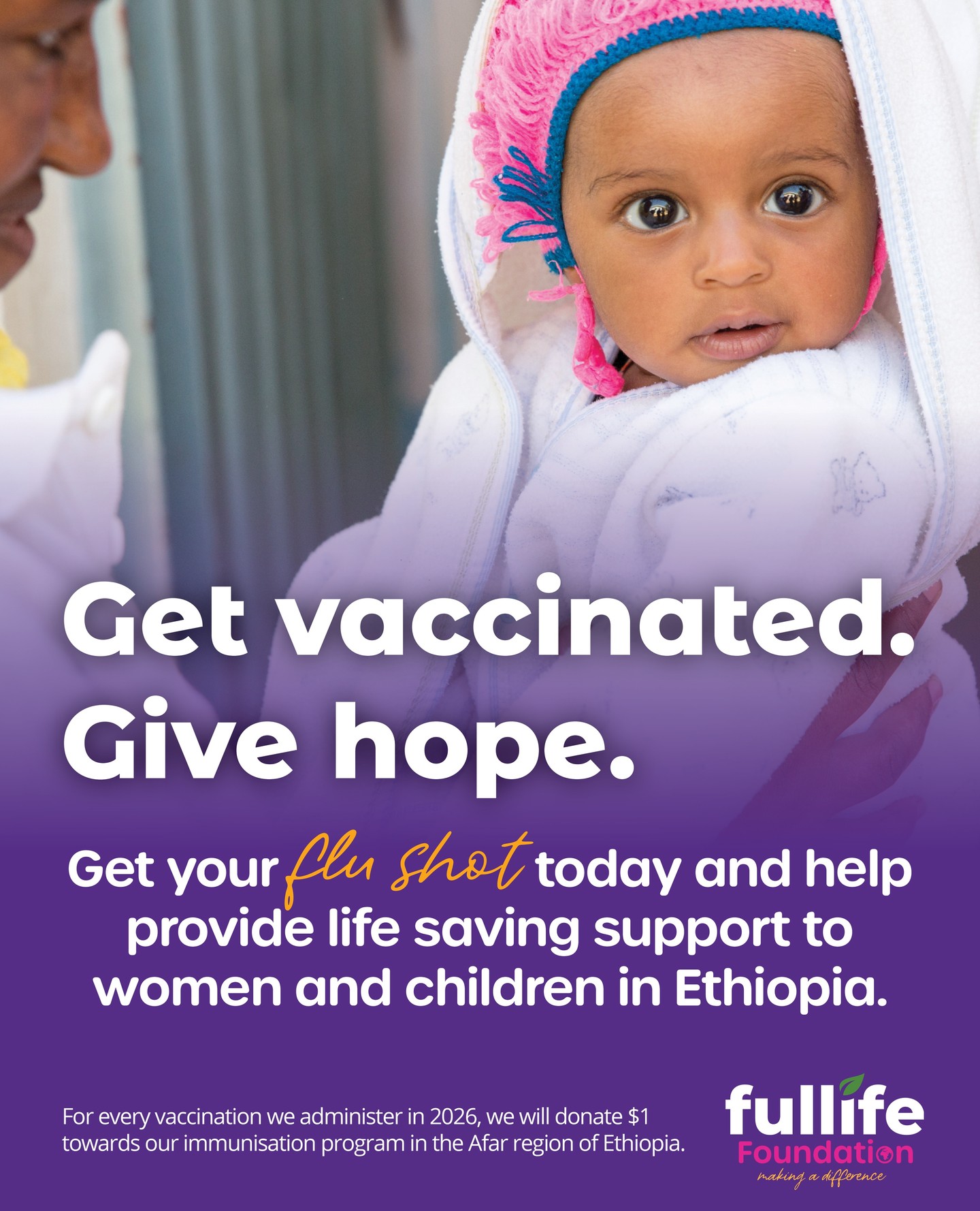 DID YOU KNOW...
Every time we administer a vaccination, we donate $1 to @fullifefoundation?
Not only are you protecting yourself, but you're also making a difference for kids in one of the most at-need regions in the world 🌍
Book online or visit us in store at Fullife Mill Park!