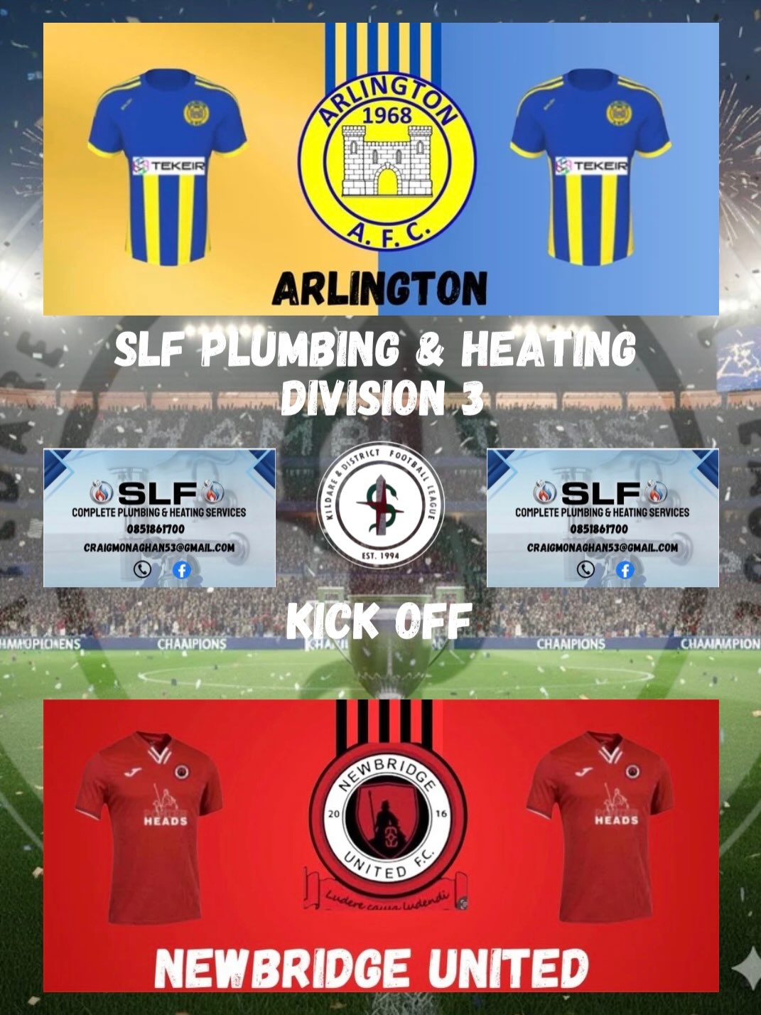Just about to kick off