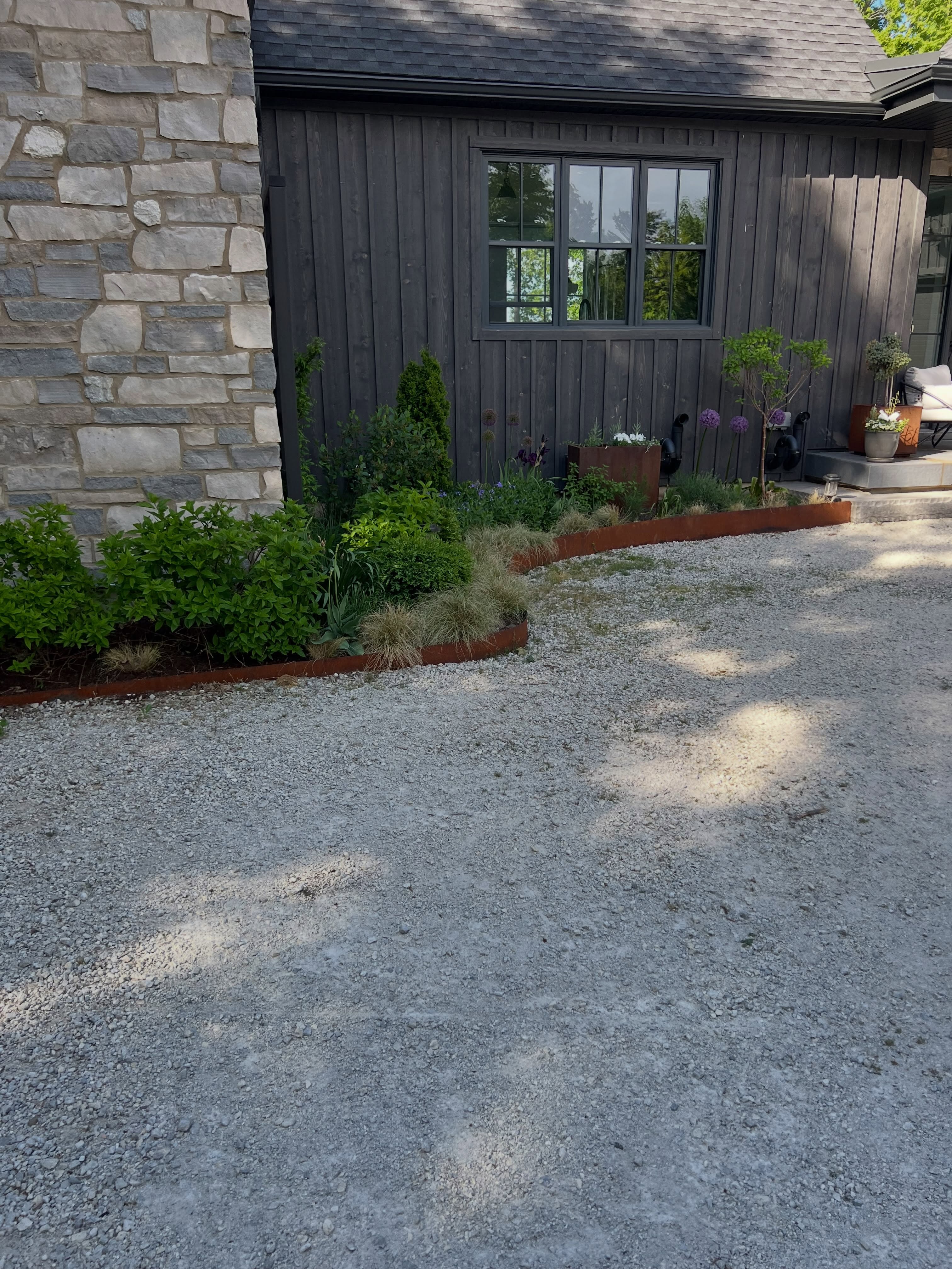 We initially came here to do a few corten planter boxes. It has clearly snowballed from there!