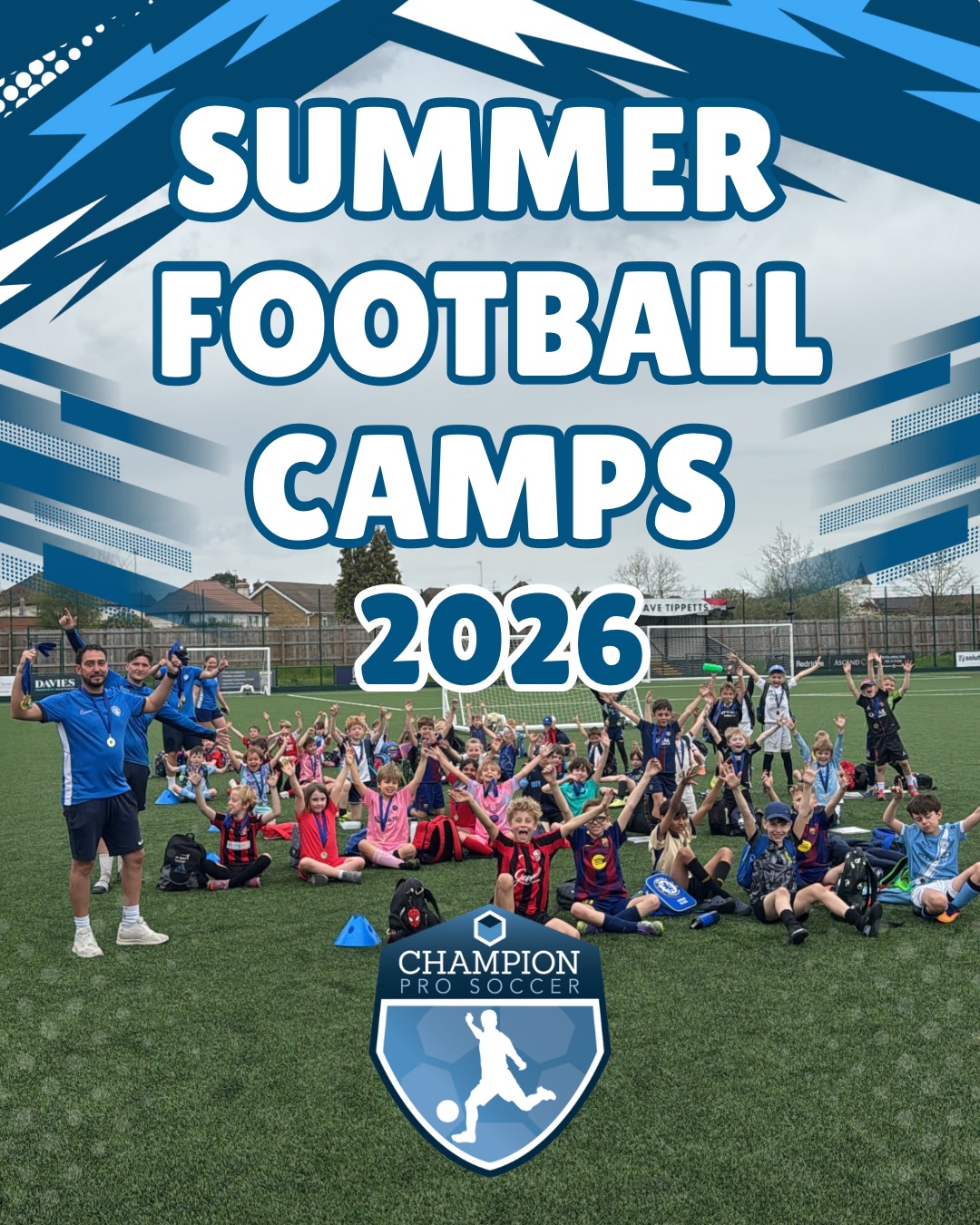 SUMMER FOOTBALL CAMPS 2026 ☀️🙌🏼⚽️
———————————-
Big Summer coming 🤩⏳
2 fantastic venues and 4 weeks of Football over the Summer 😎🙌🏼⚽️
BOOK YOUR PLACE NOW 💪🏼
🤑 10% EARLYBIRD DISCOUNT CODES:
EARLYSUMMER1 - WEEK 1
EARLYSUMMER2 - WEEK 2
EARLYSUMMER3 - WEEK 3
EARLYSUMMER4 - WEEK 4
🤑10% SIBLING DISCOUNT CODE:
SIBLINGSUMMERCAMP - APPLIES TO ALL BOOKINGS!