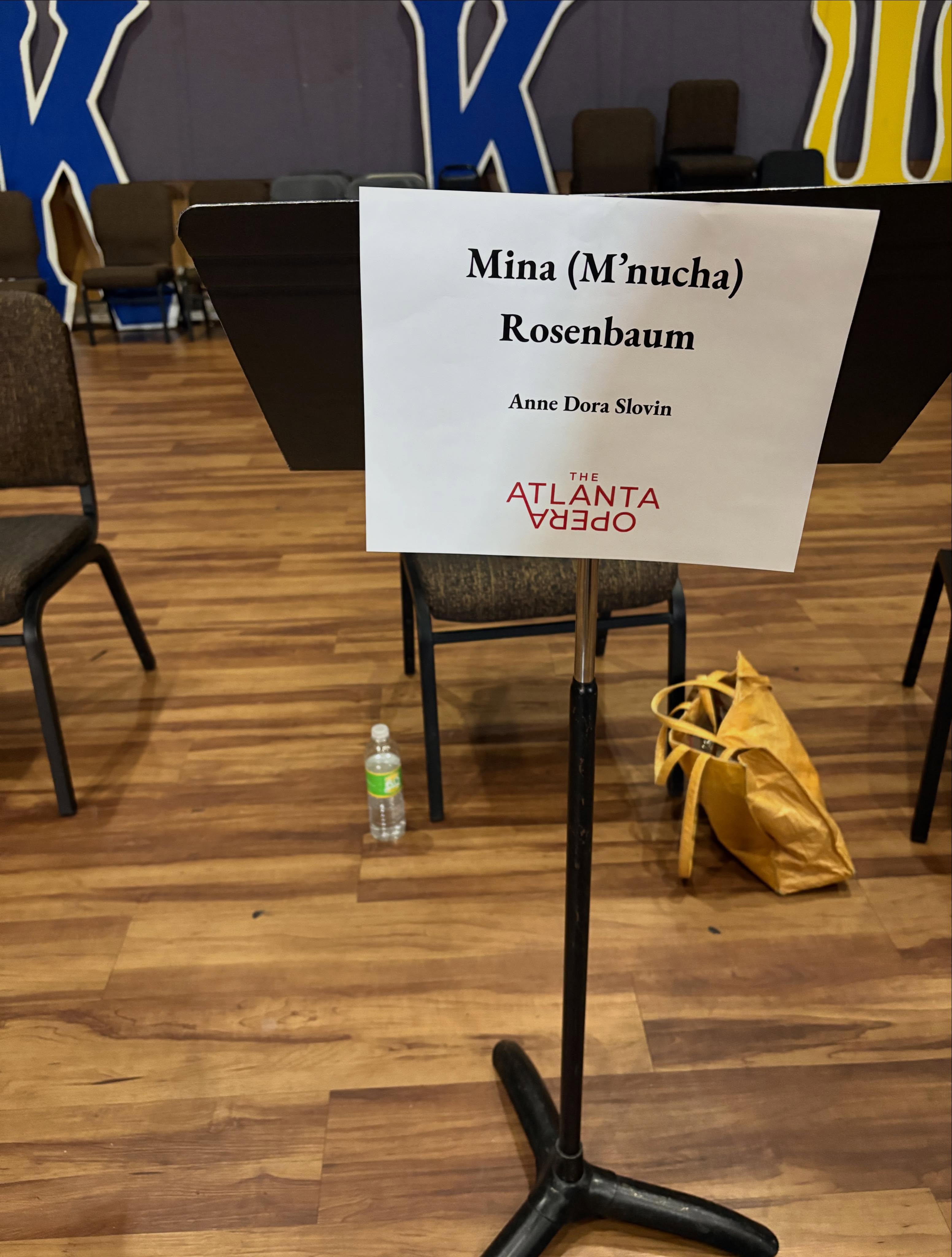 Not sure how my middle name ended up on this, but it feels appropriate to shout out Bubbe Dora during the workshop process for this beautiful opera about family and how we reconcile moving forward with preserving traditions and history.
#RosenbaumAndLi #AtlantaOpera #NewWorksFestival