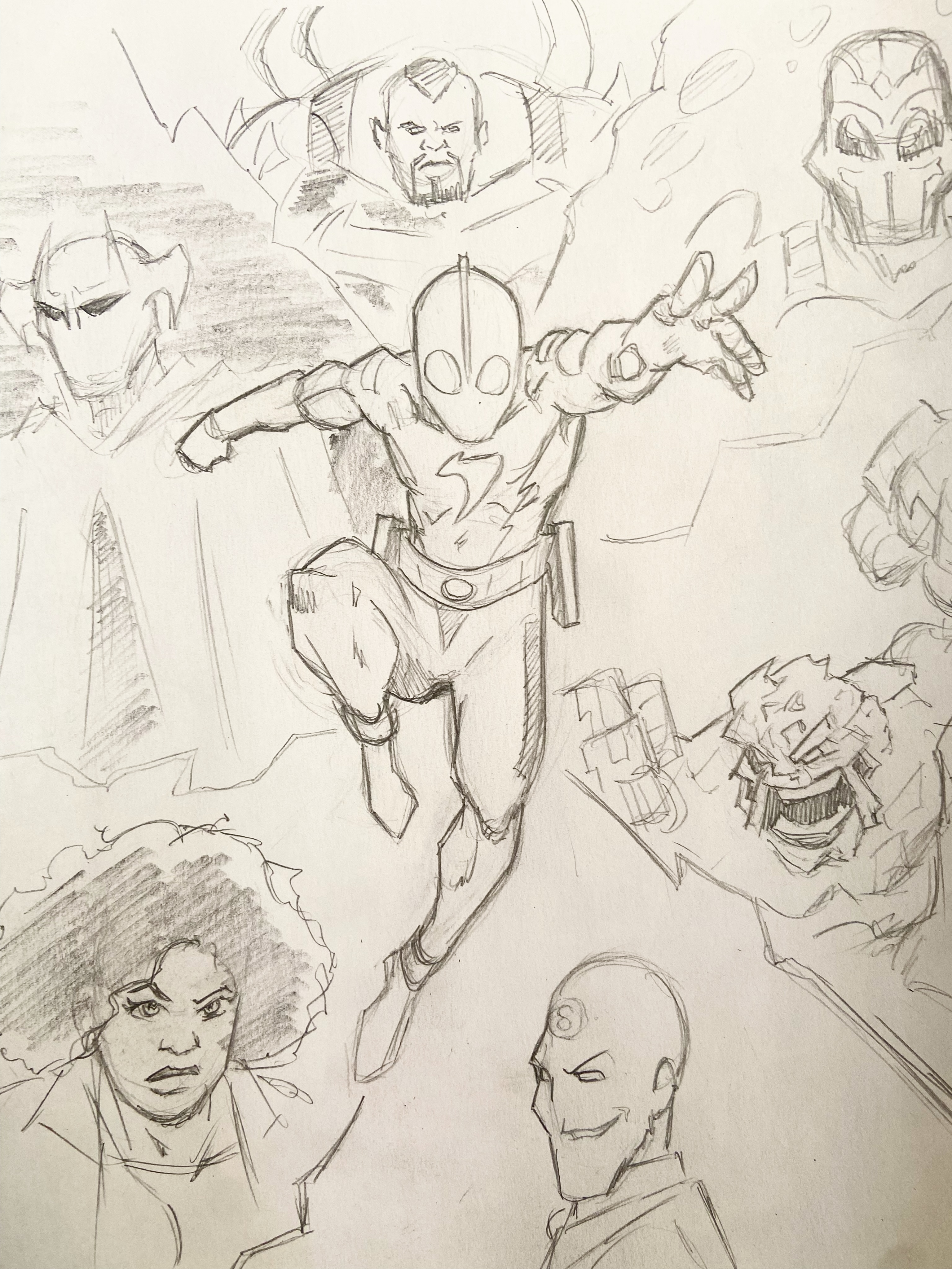 Sunday morning warmup
#TheBolt #CamdenSuperhero #Chimera
#CreatorOwned #CamdensComics