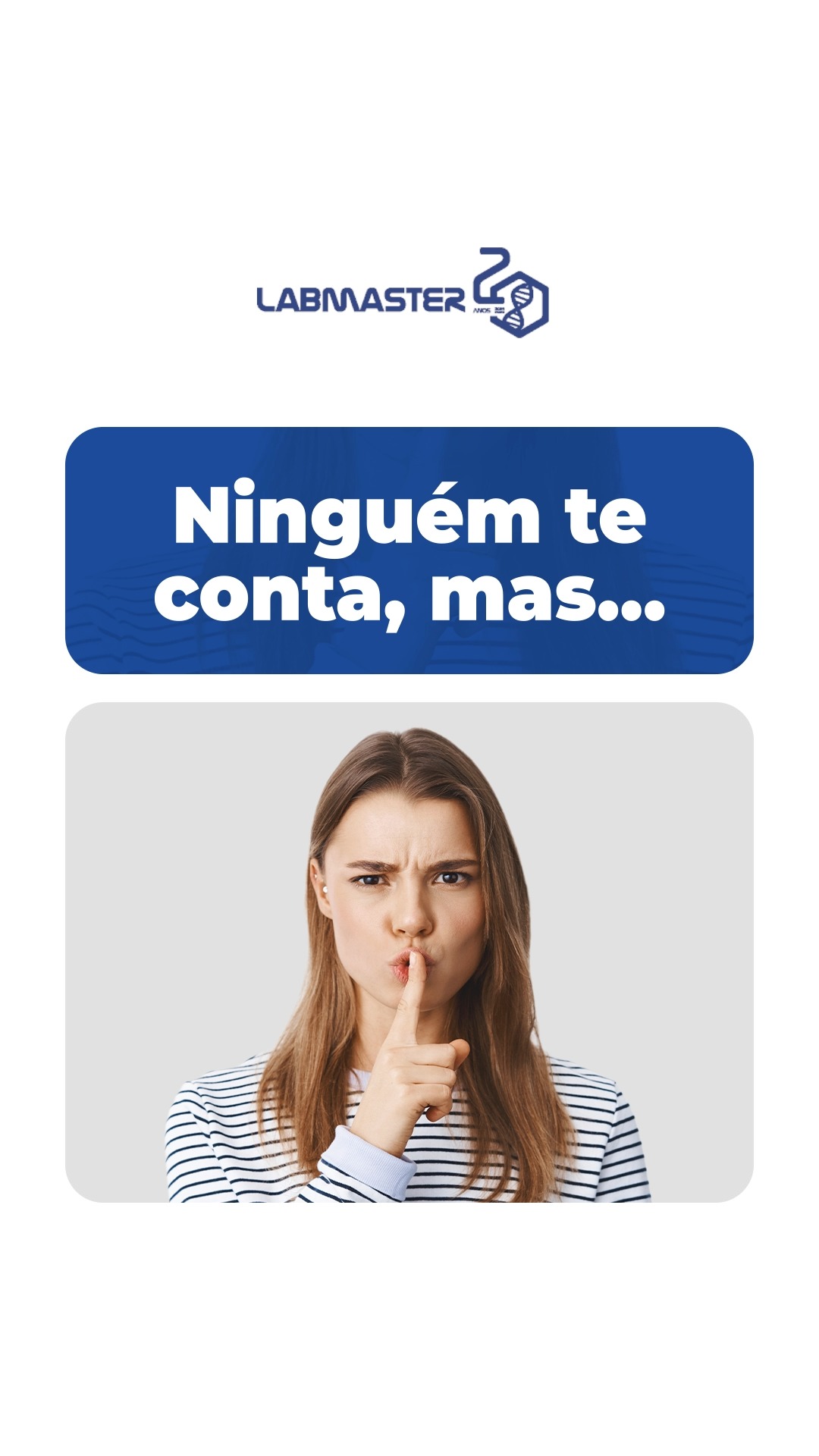 Nem sempre o corpo “grita”. Às vezes, ele dá sinais sutis e, na correria do dia a dia, a gente ignora.
Cansaço constante, mudanças no humor, queda de desempenho ou até dificuldade de concentração podem ter relação com alterações que só aparecem nos exames.
Fale com nossa equipe e veja quais exames fazem sentido para você. 💬
Labmaster Laboratório de Análises Clínicas
O cuidado além do exame
📱WhatsApp: (53) 98477-1831
☎Telefone: (53) 3263-6435
💻Site: labmastersvp.com.br
📧E-mail: atendimento@labmastersvp.com.br
Encontre uma unidade mais próxima de você!
📍Santa Vitória do Palmar (Centro)
Rua Conde de Porto Alegre, nº 547
☎Telefone: (53) 3263-6435
📍Chuí (Centro)
Rua Venezuela, nº 145
☎Telefone: (53) 3265-9013
🕐Horário de funcionamento:
De segunda a sexta-feira, das 7h15 às 11h30 e das 13h30 às 18h