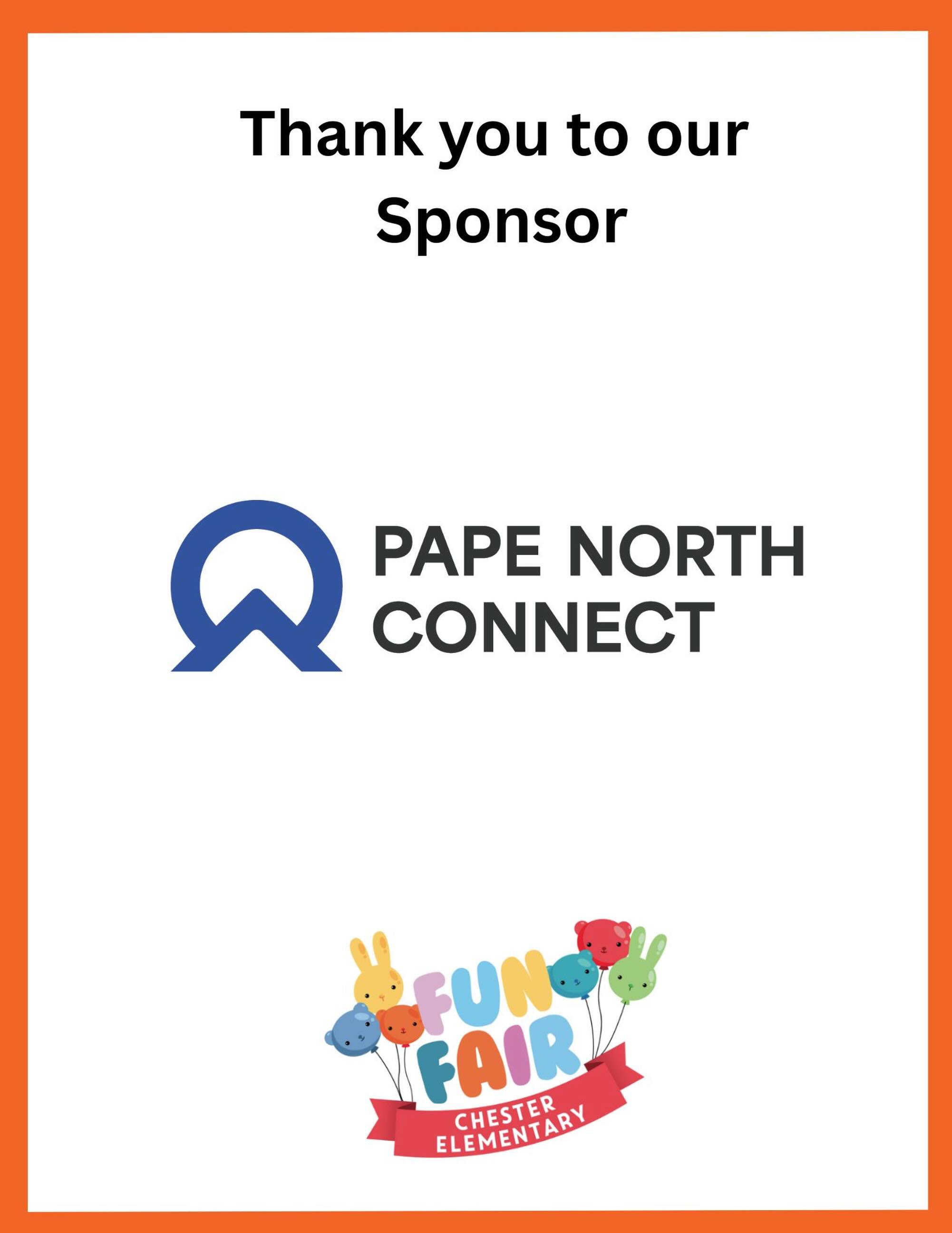 Thank you to Pape North Connect for being our returning sponsor! Canβt wait to see you all on Sat, June 13th! π‘ππ«Άπ»
